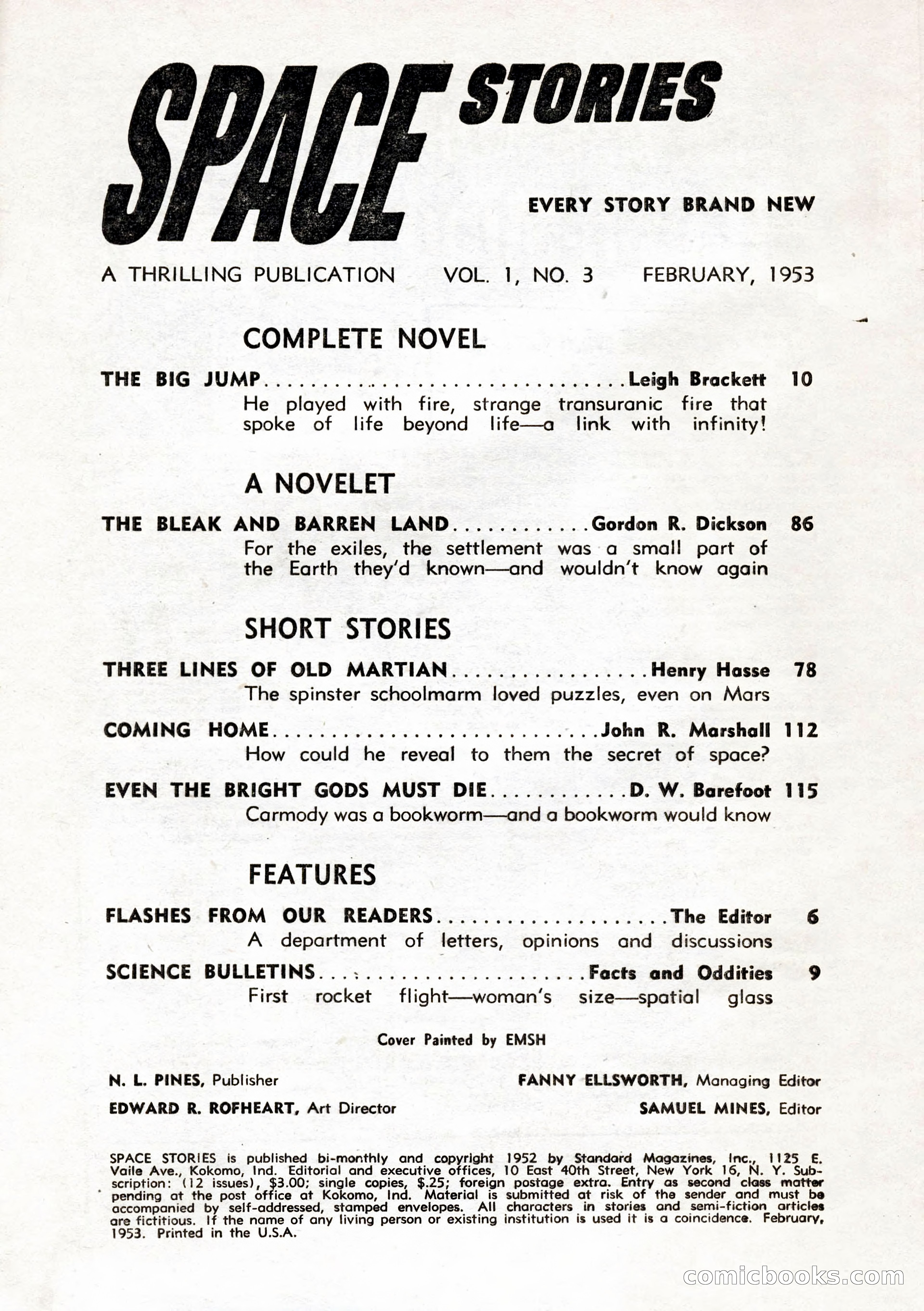 Space Stories, February 1953 — page 4 of 132