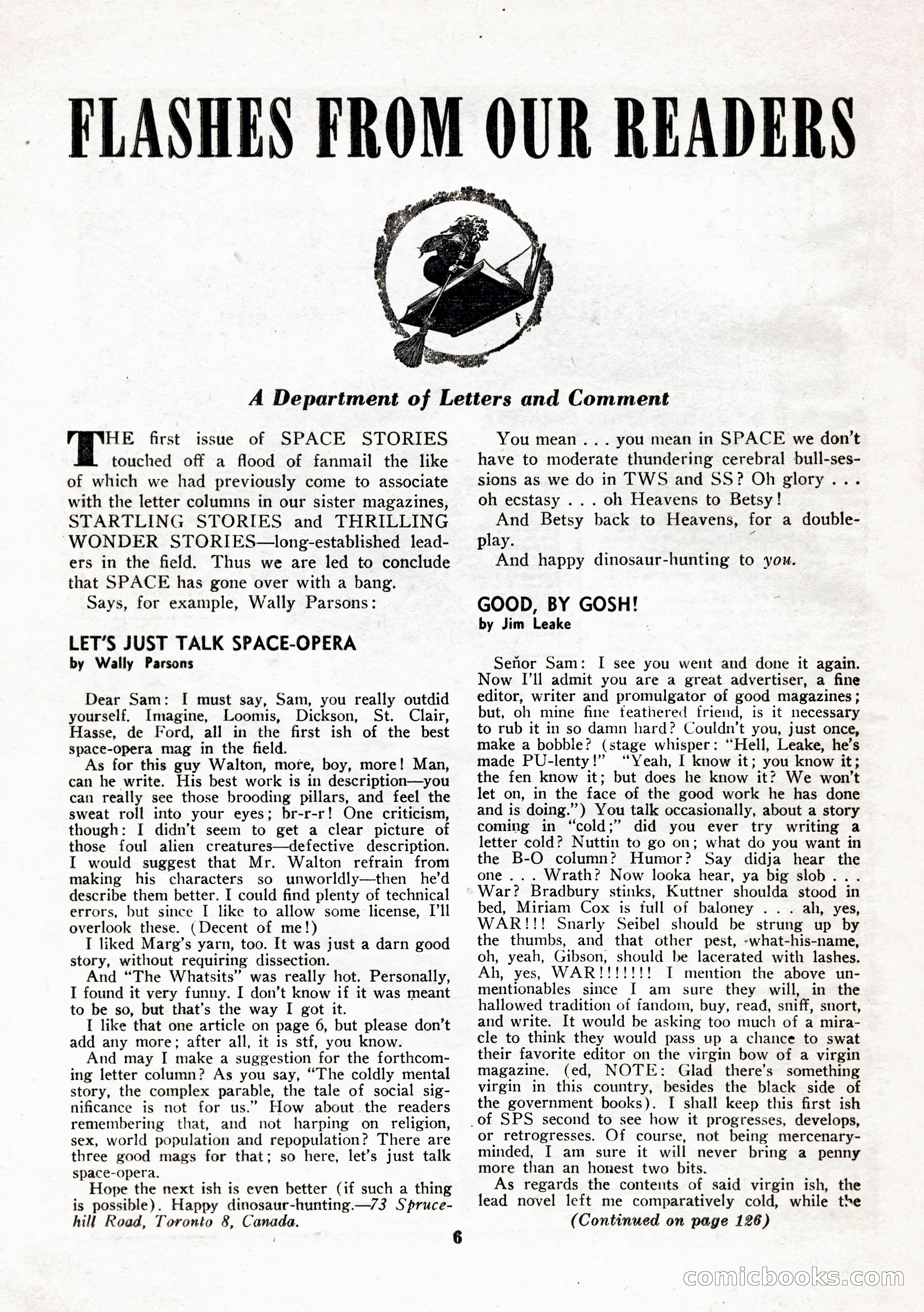 Space Stories, February 1953 — page 6 of 132