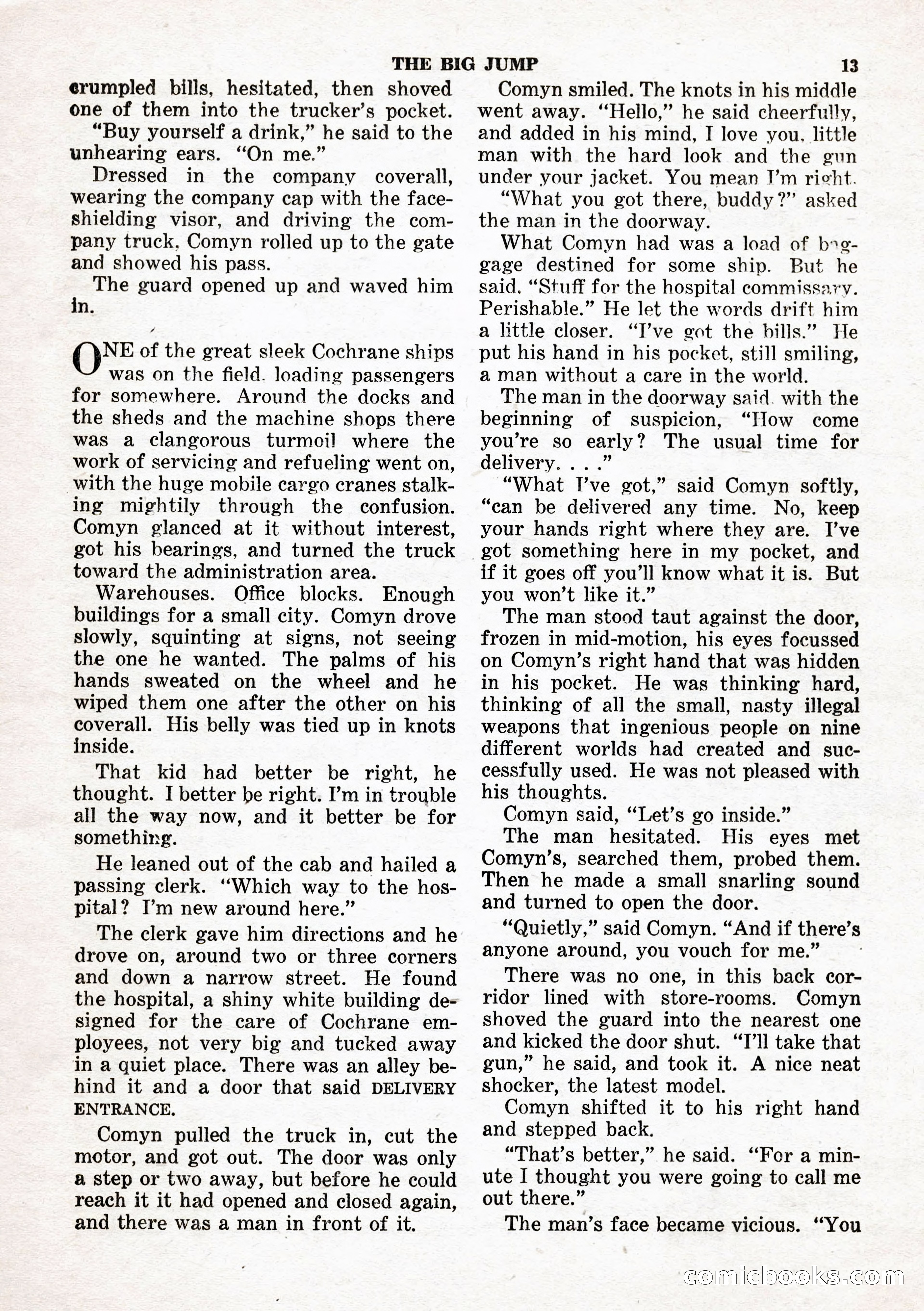 Space Stories, February 1953 — page 13 of 132