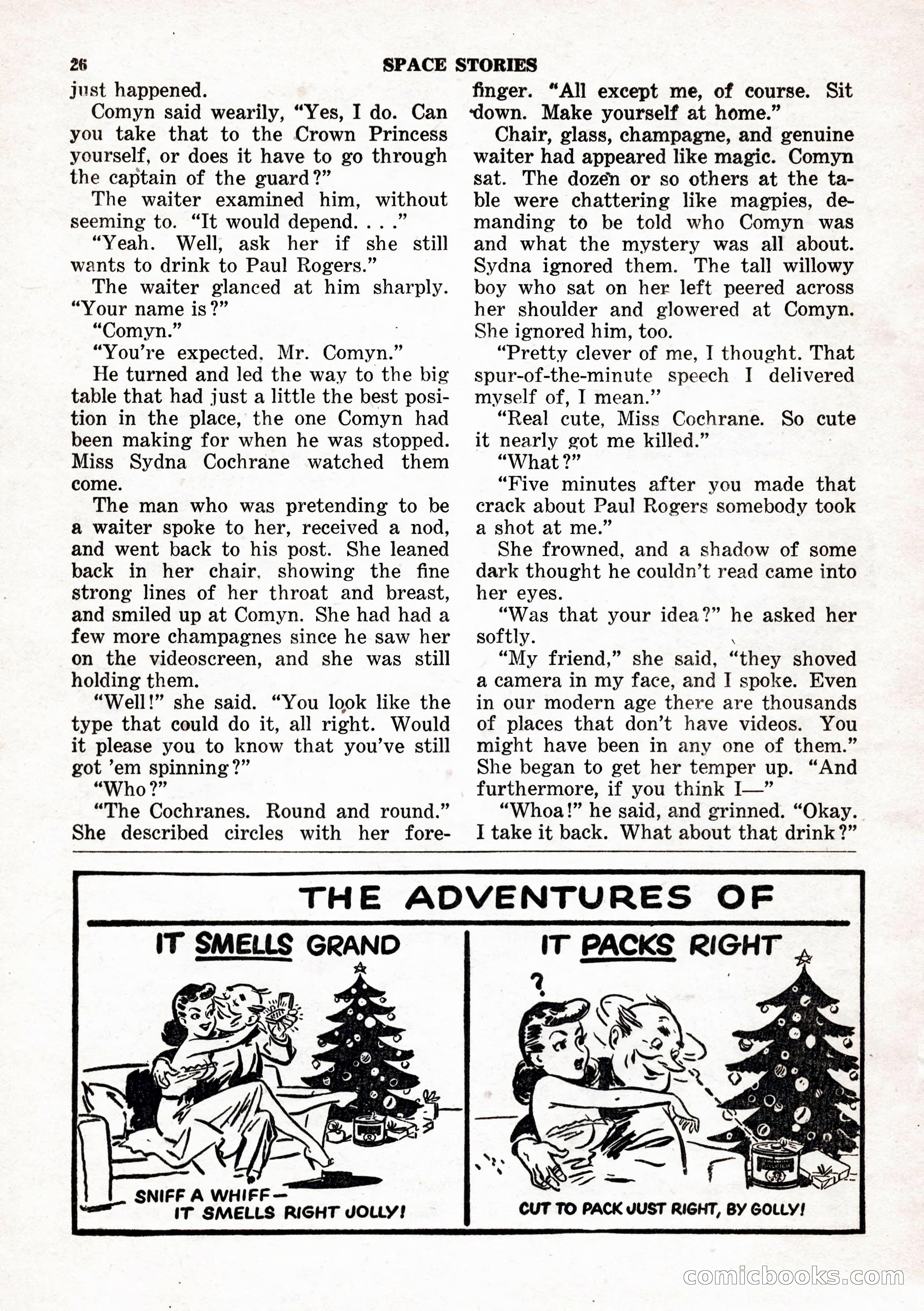 Space Stories, February 1953 — page 26 of 132