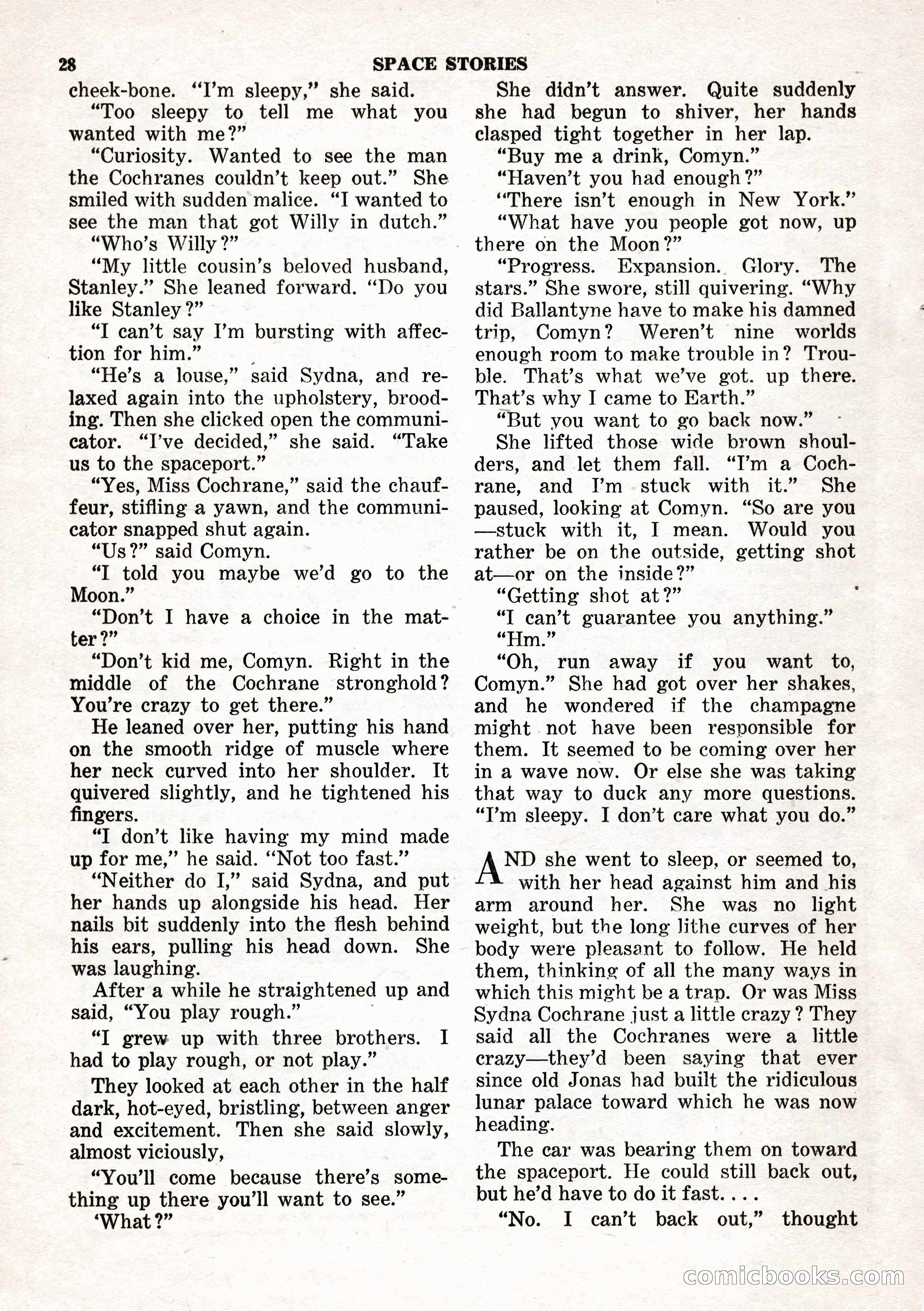 Space Stories, February 1953 — page 28 of 132