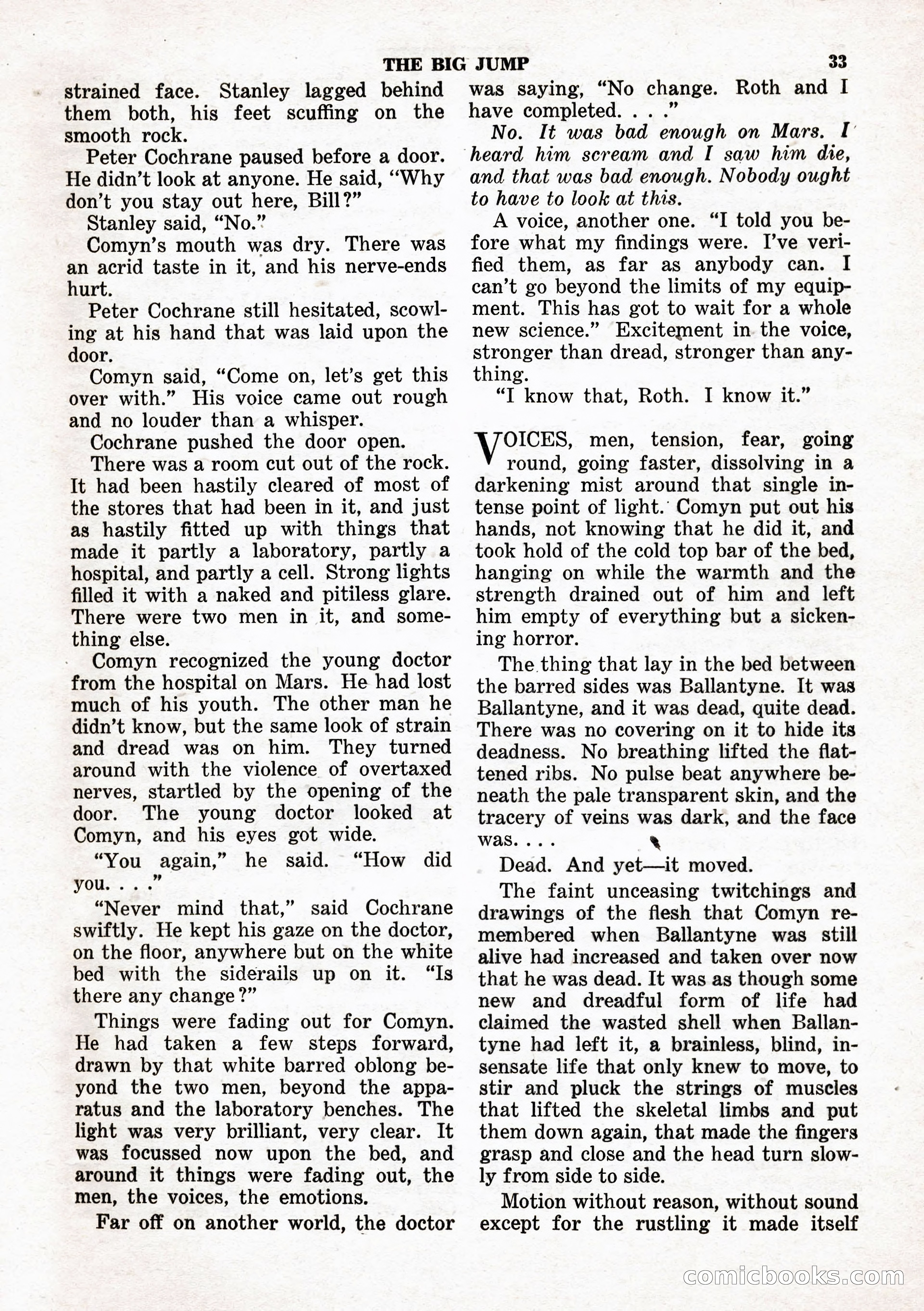 Space Stories, February 1953 — page 33 of 132