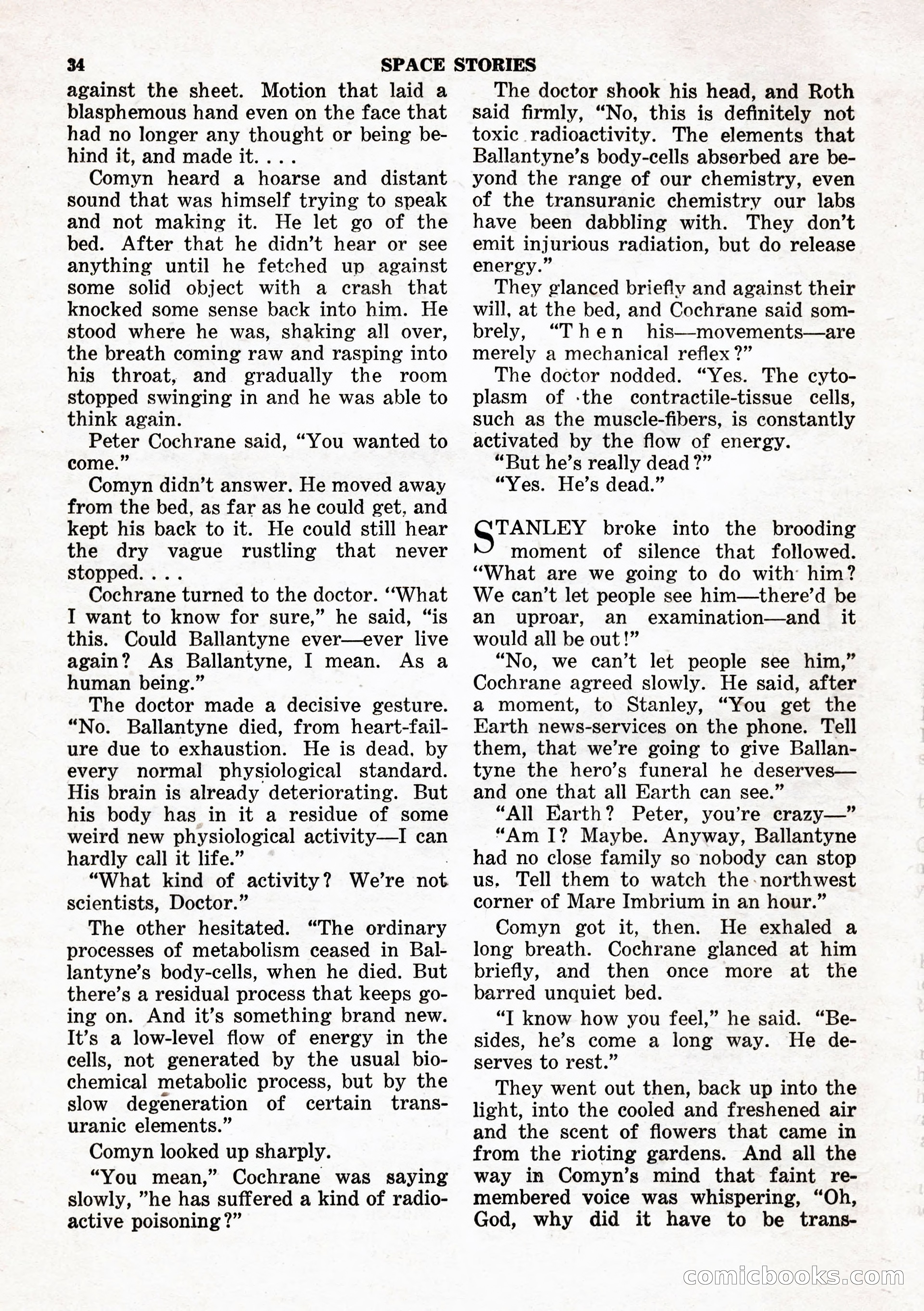 Space Stories, February 1953 — page 34 of 132