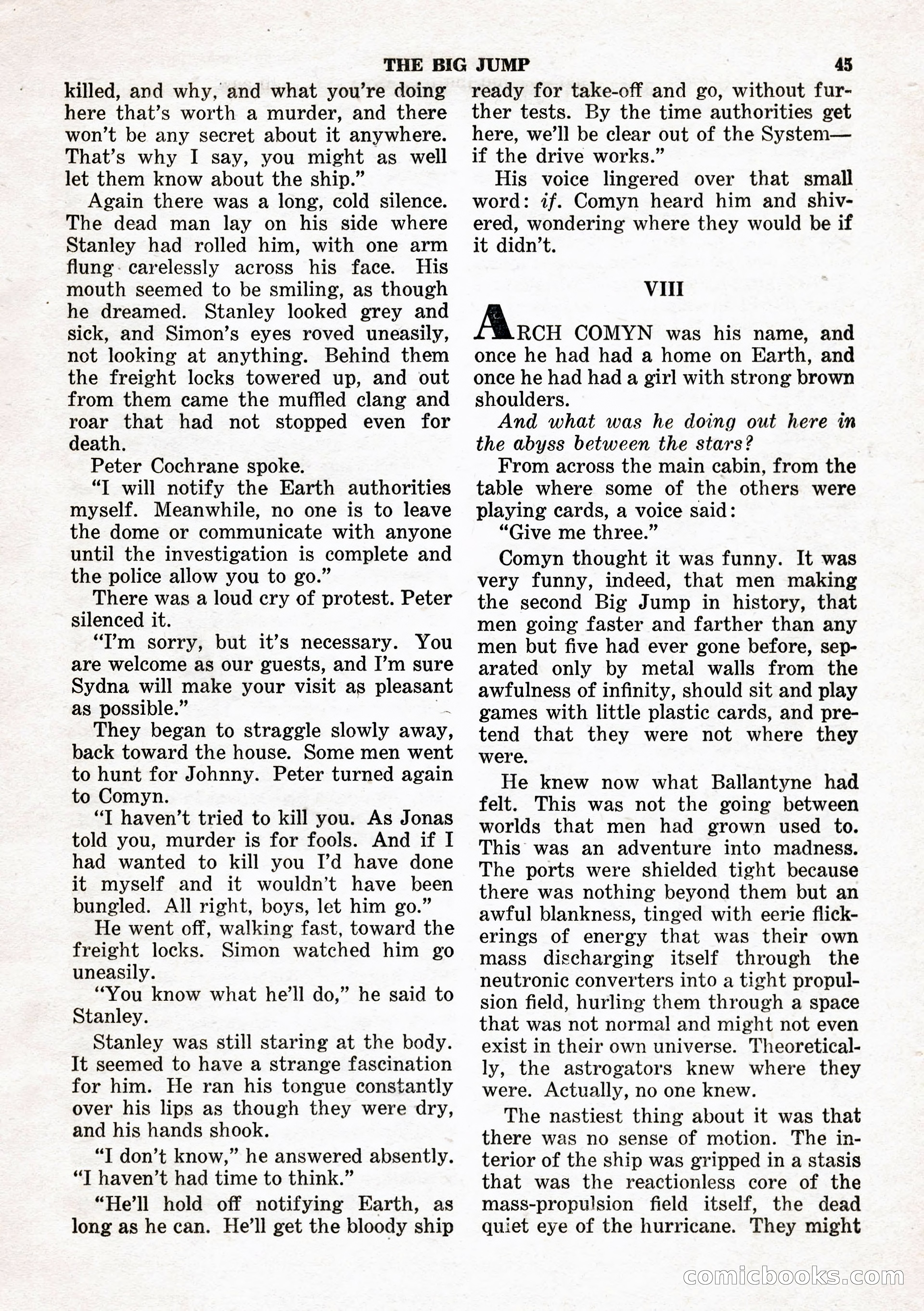 Space Stories, February 1953 — page 45 of 132