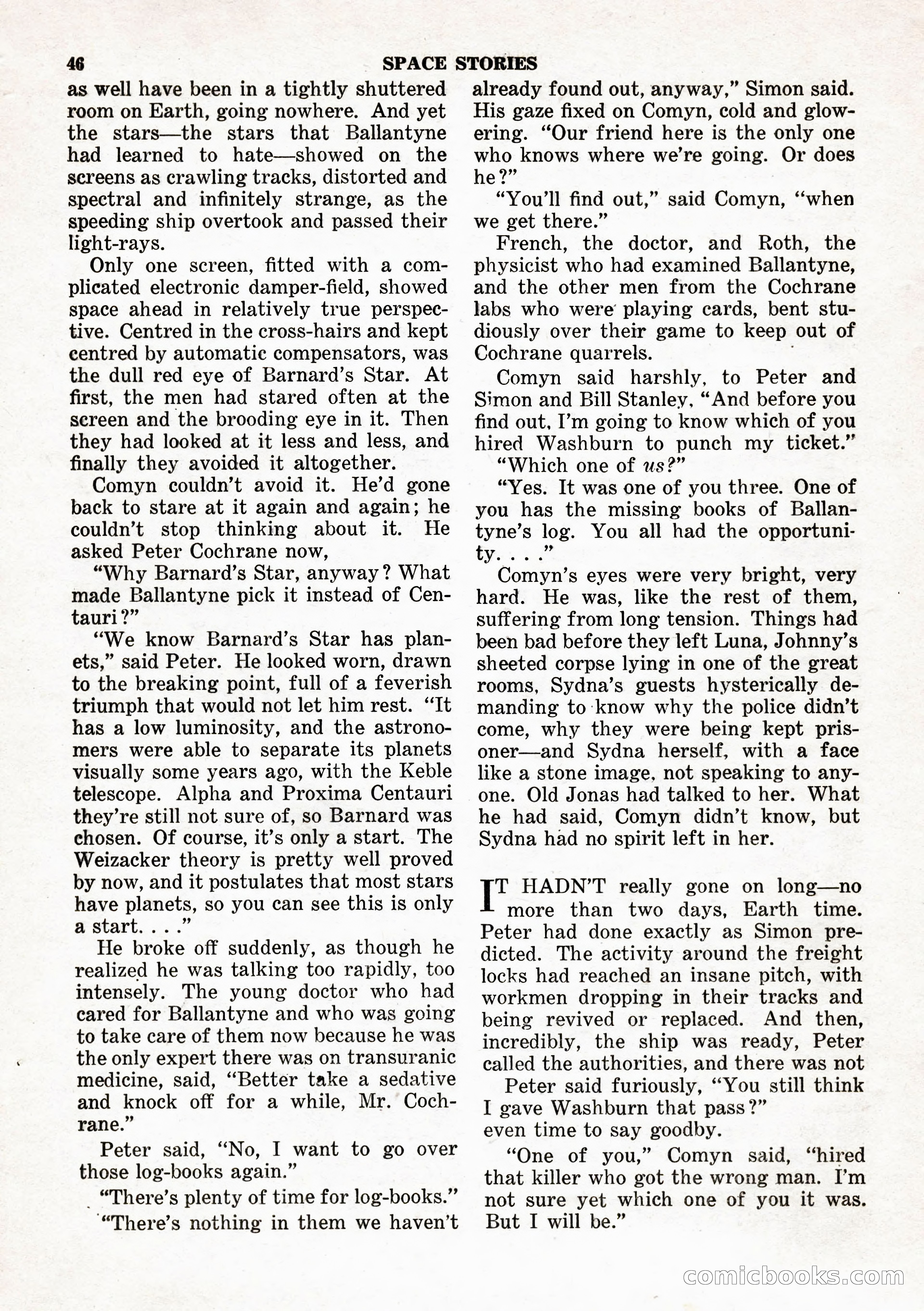 Space Stories, February 1953 — page 46 of 132