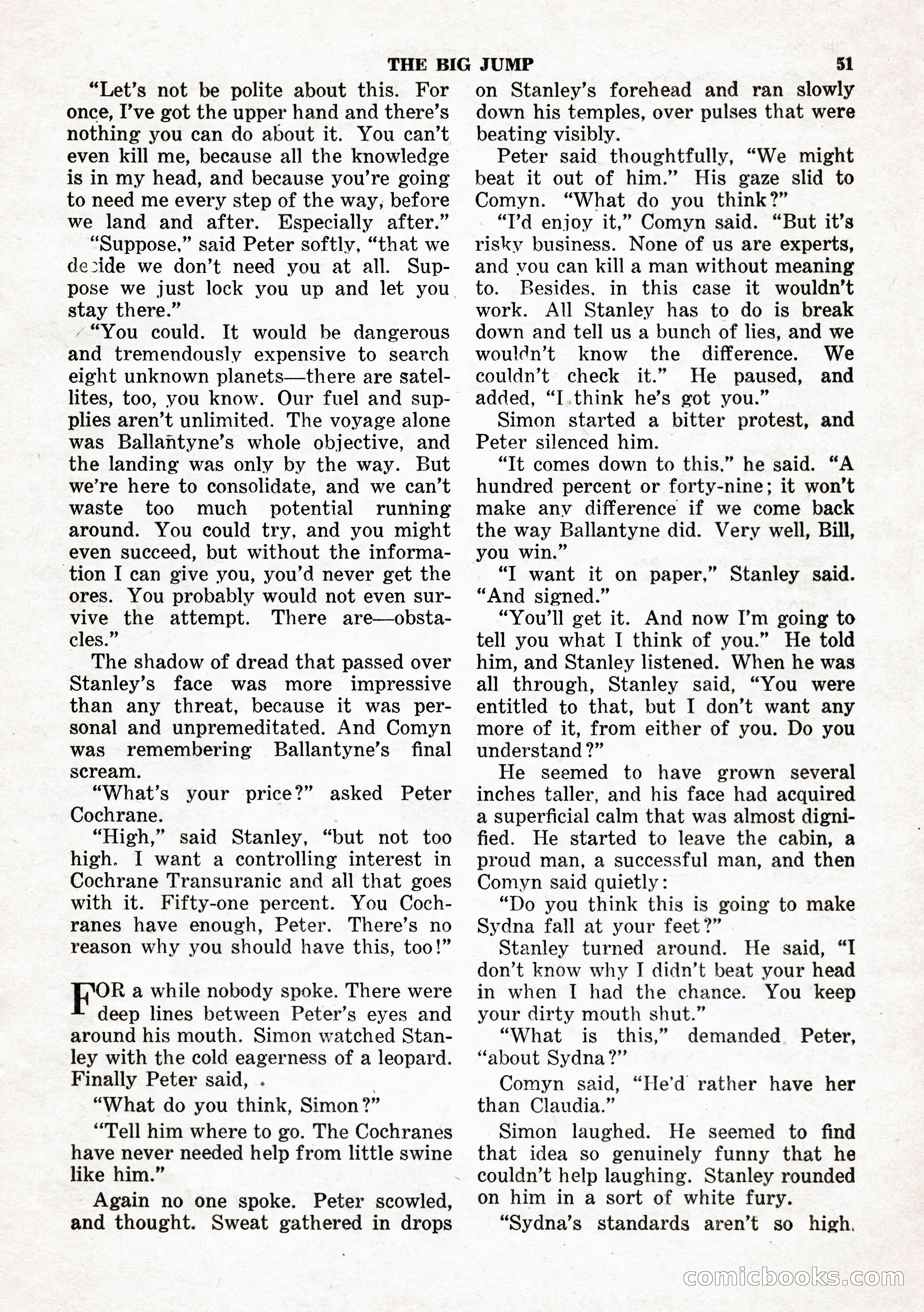 Space Stories, February 1953 — page 51 of 132