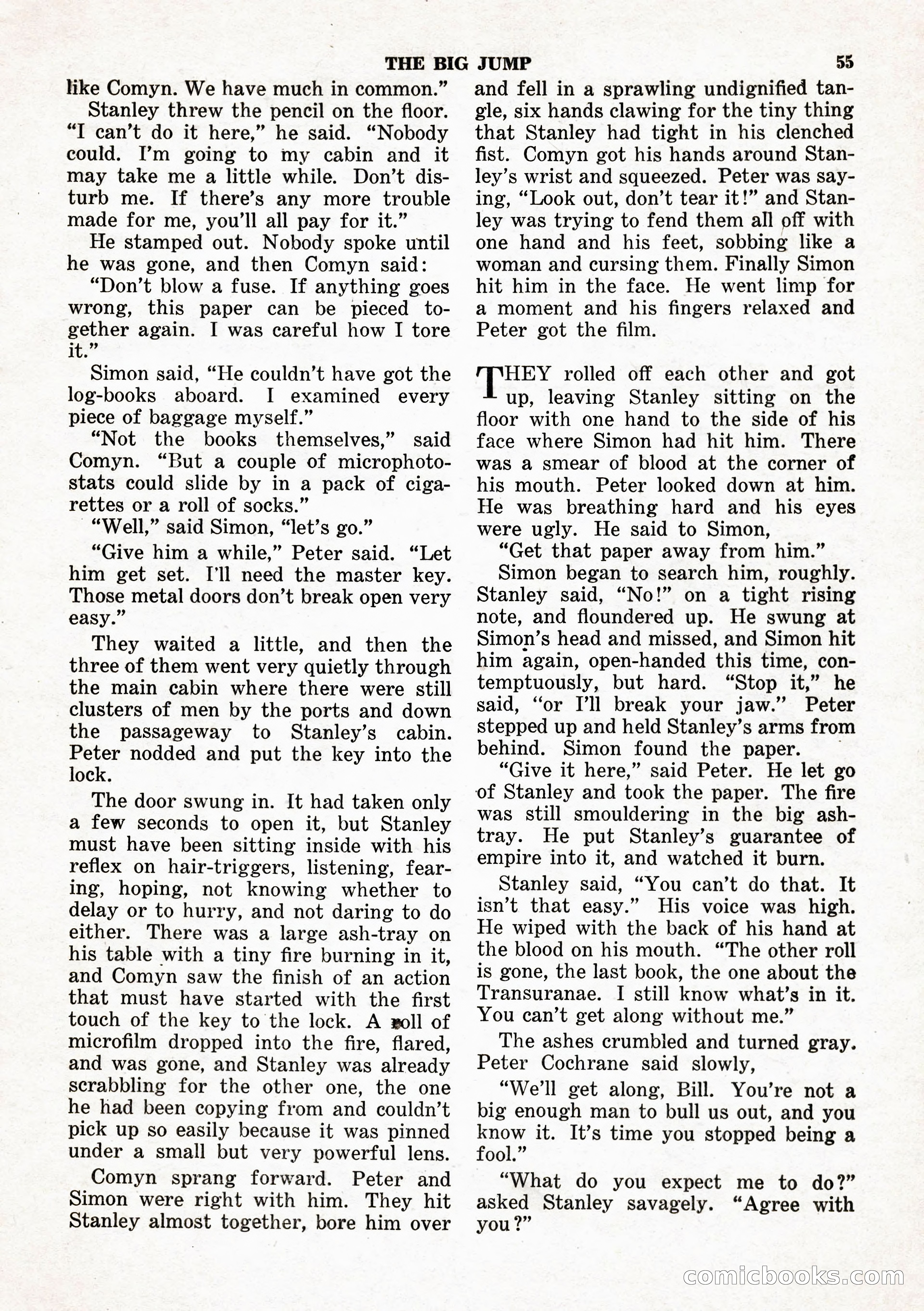 Space Stories, February 1953 — page 55 of 132