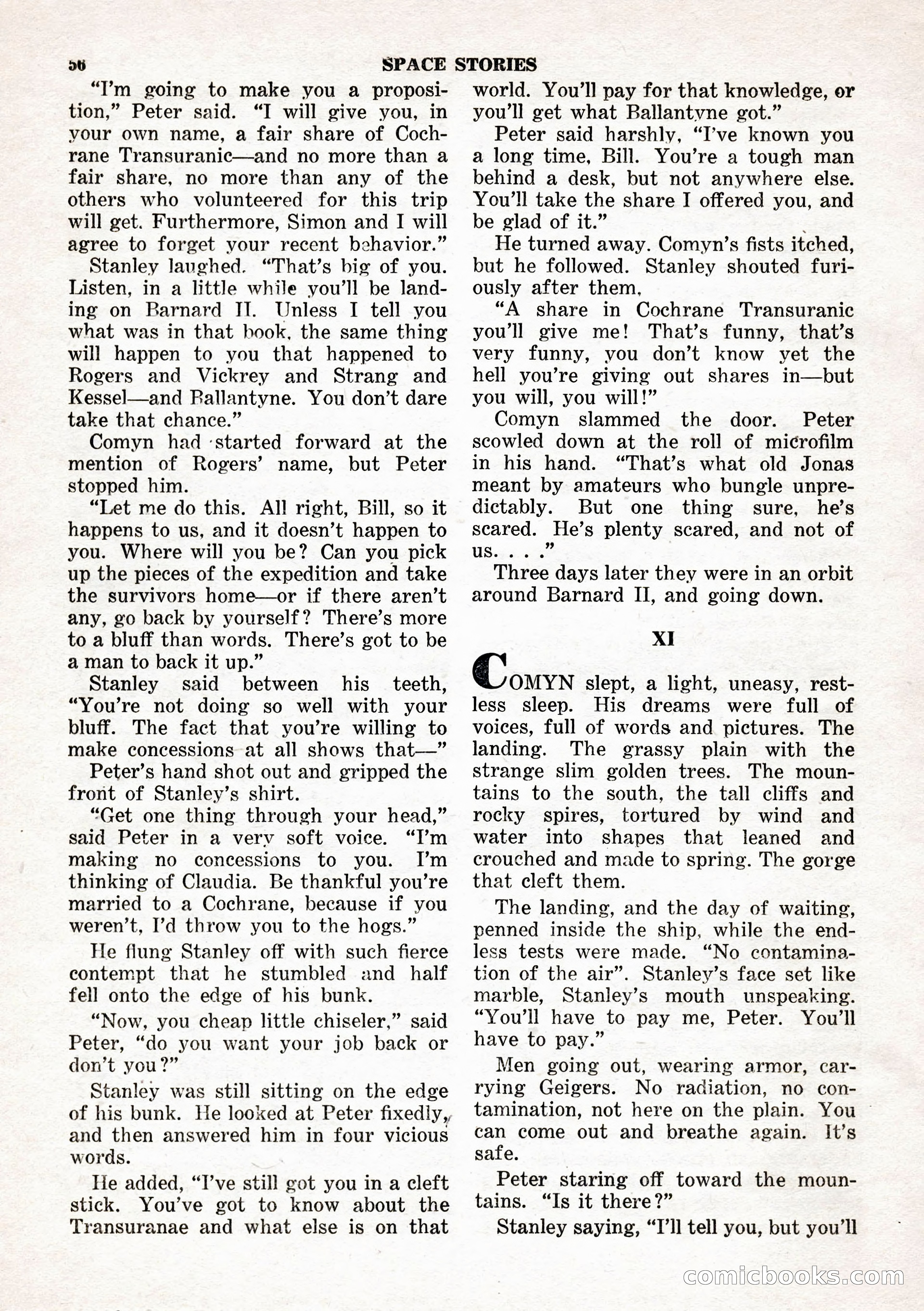 Space Stories, February 1953 — page 56 of 132