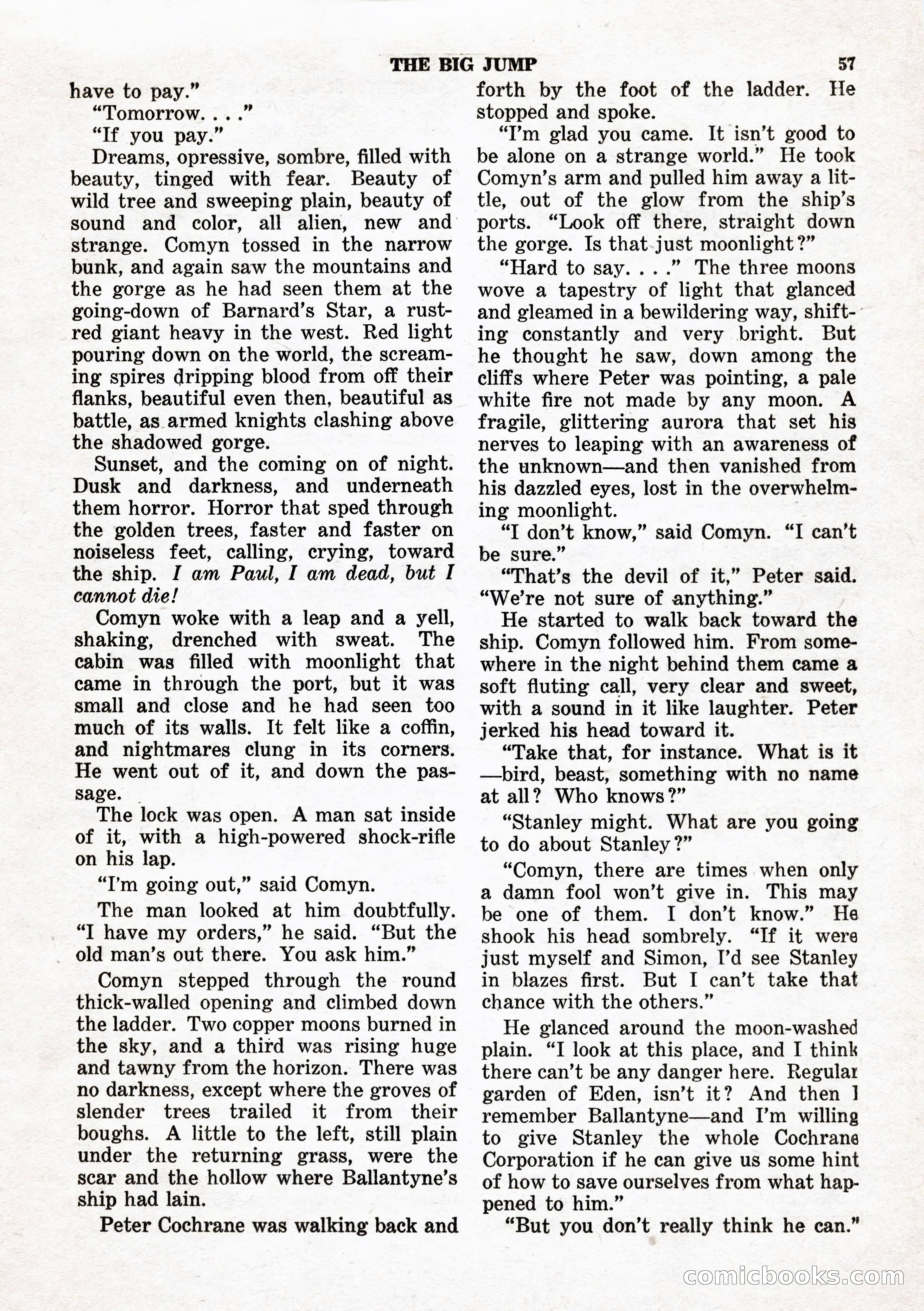 Space Stories, February 1953 — page 57 of 132