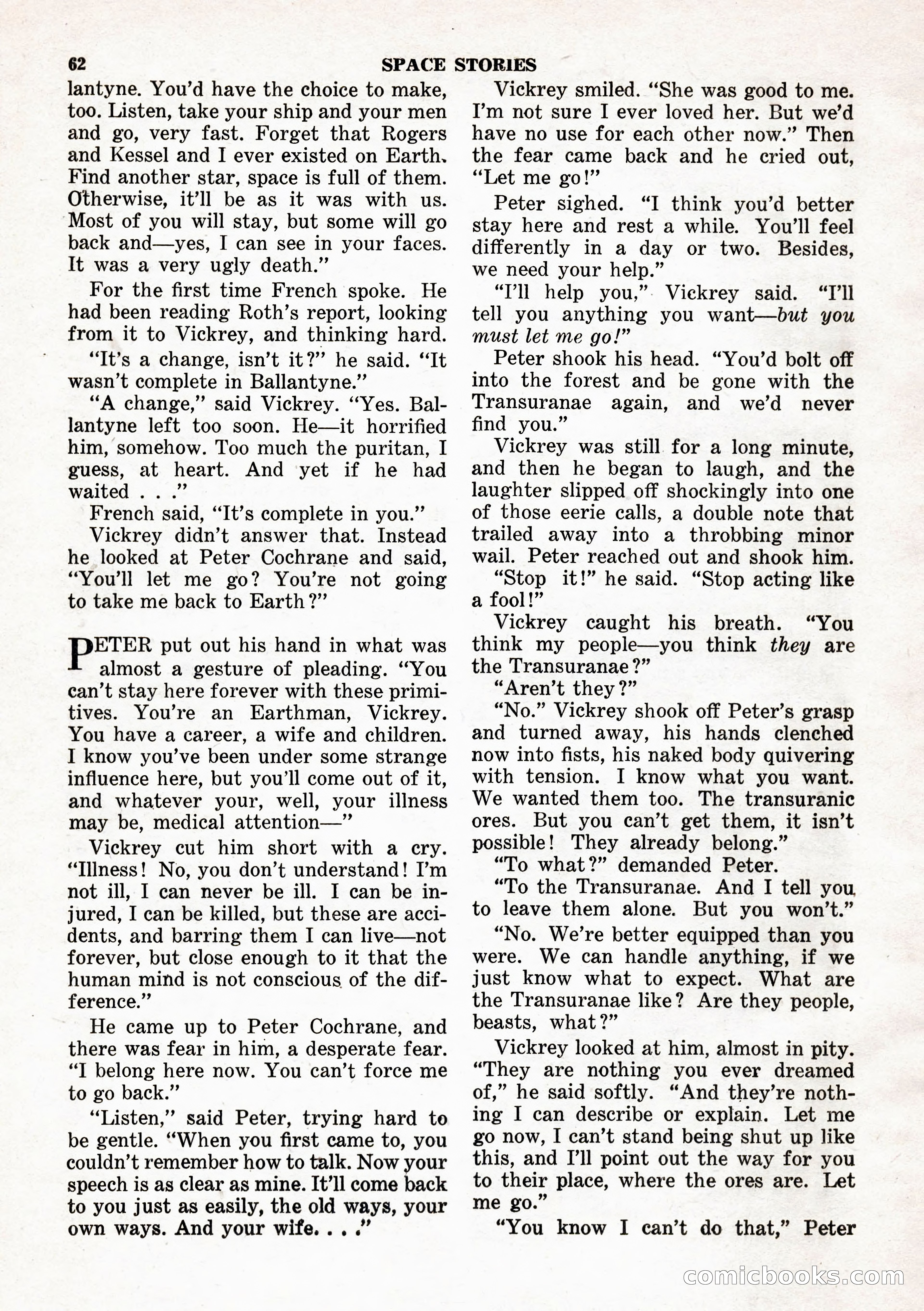Space Stories, February 1953 — page 62 of 132