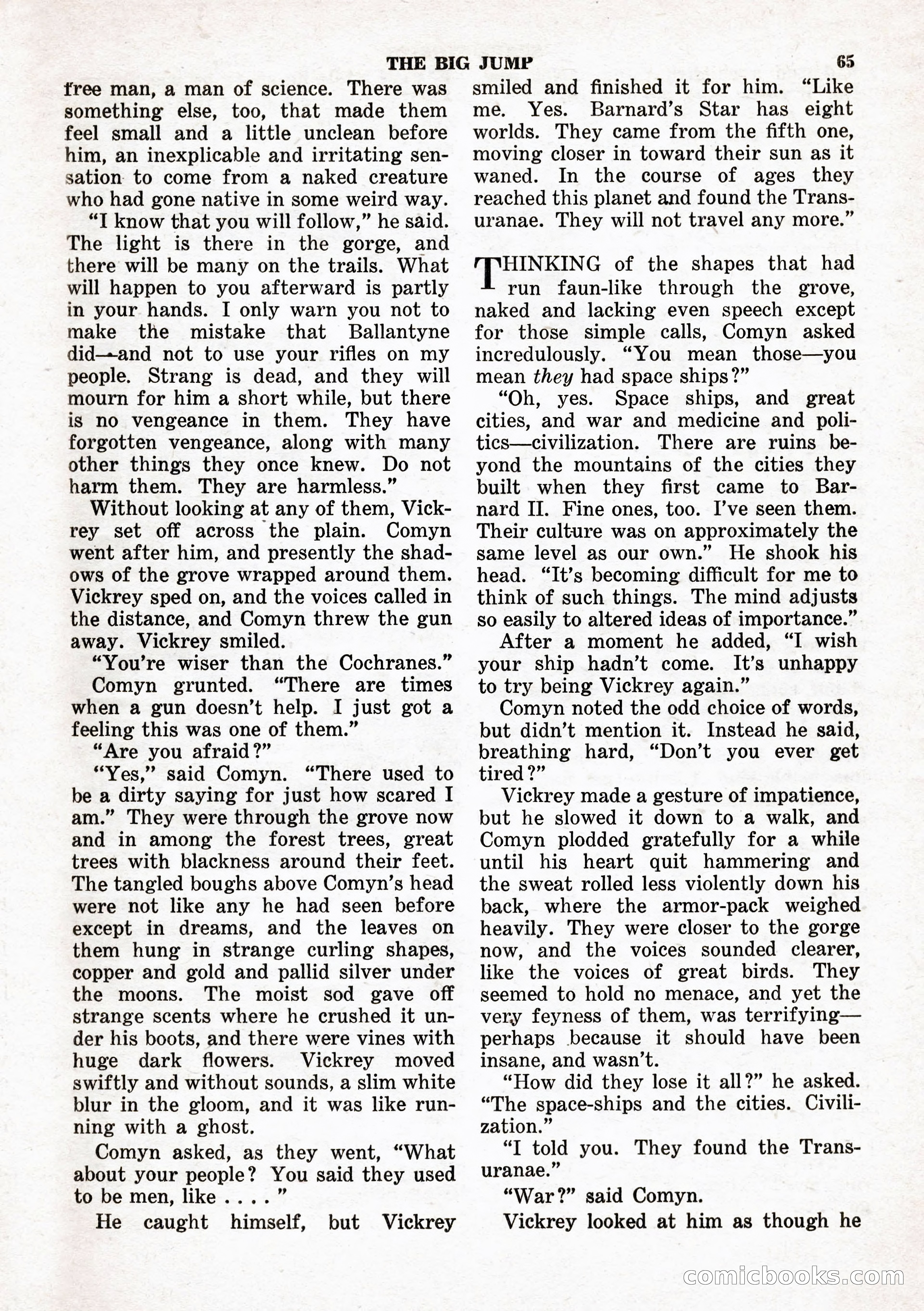 Space Stories, February 1953 — page 65 of 132