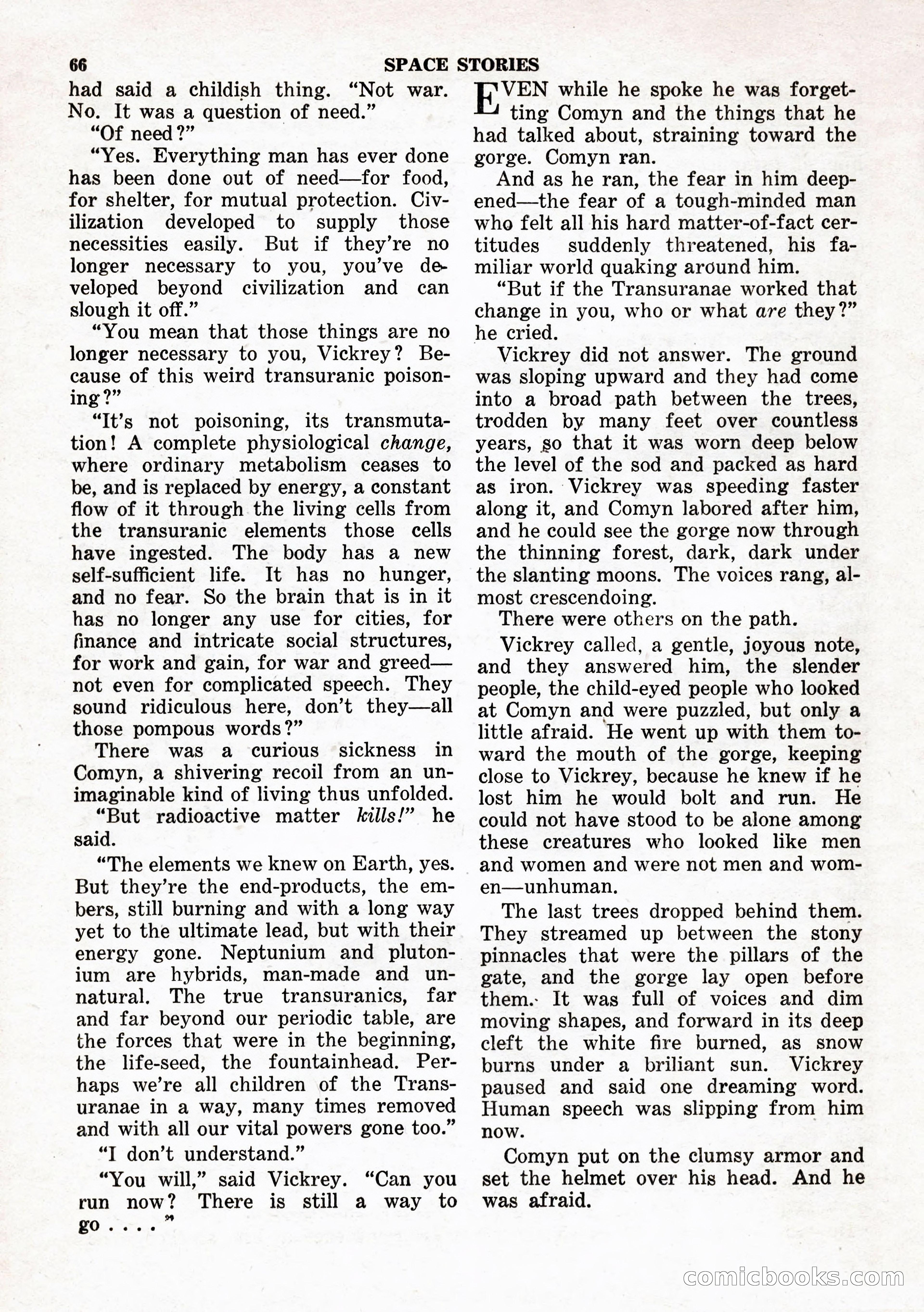 Space Stories, February 1953 — page 66 of 132