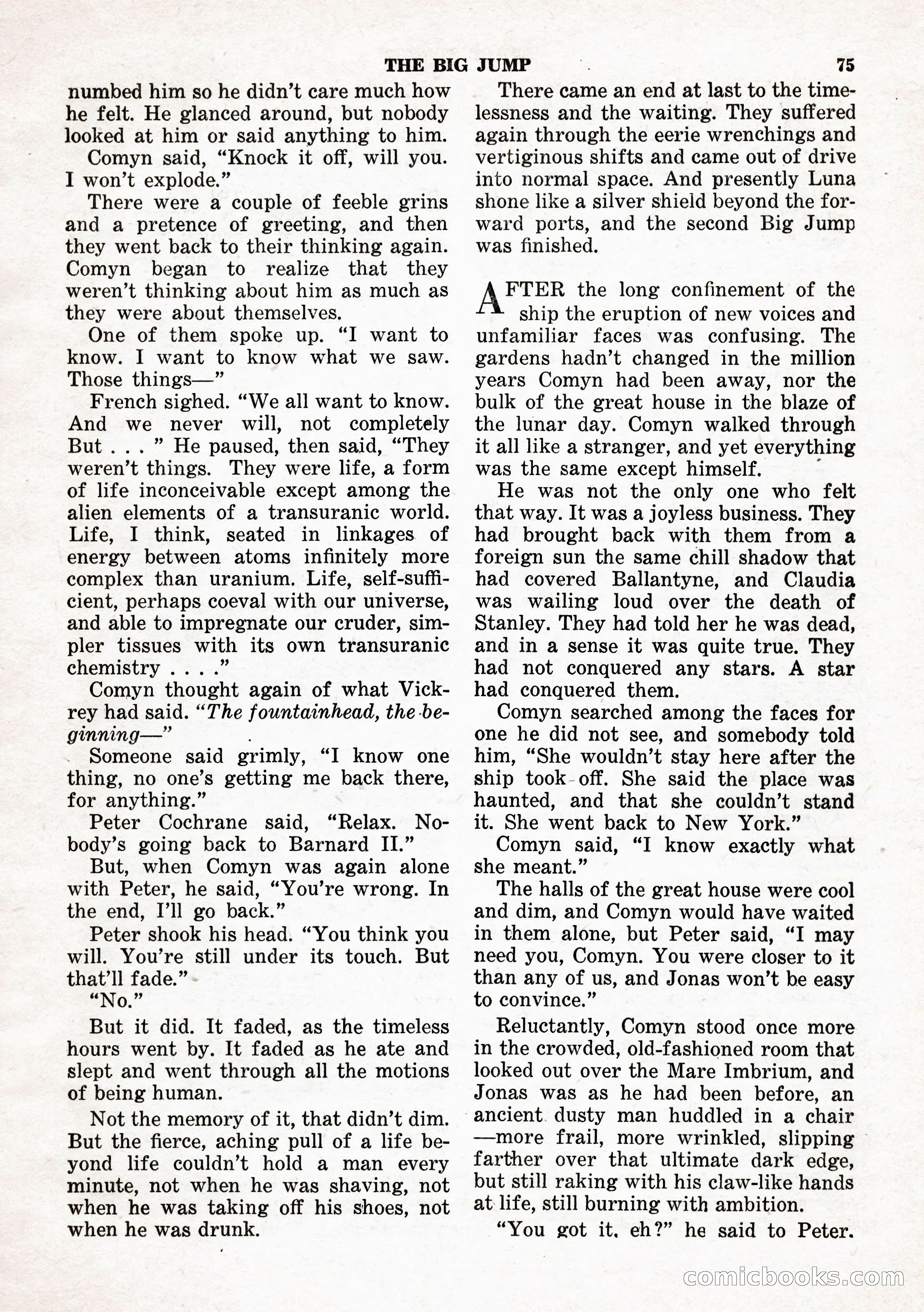 Space Stories, February 1953 — page 75 of 132