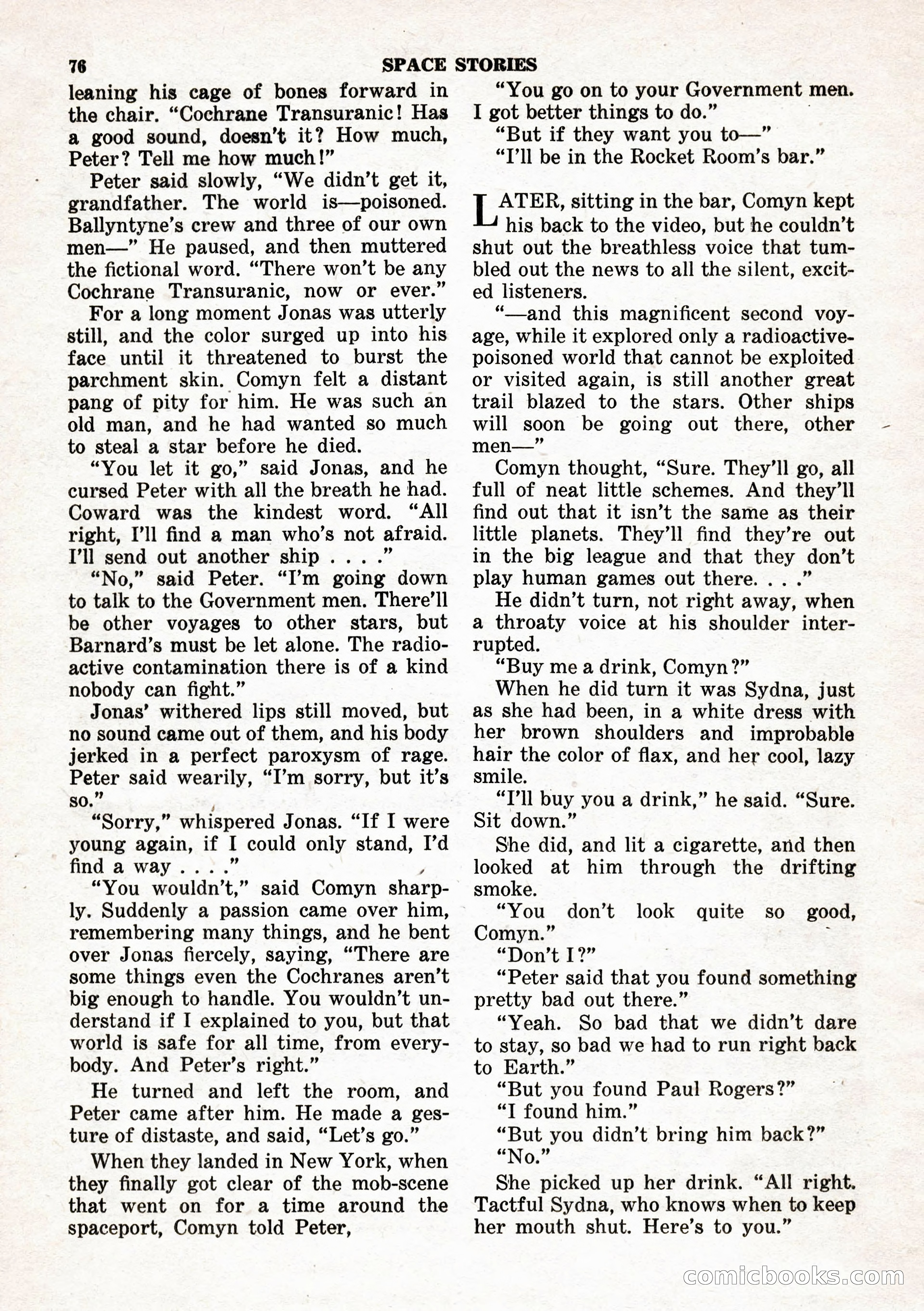 Space Stories, February 1953 — page 76 of 132
