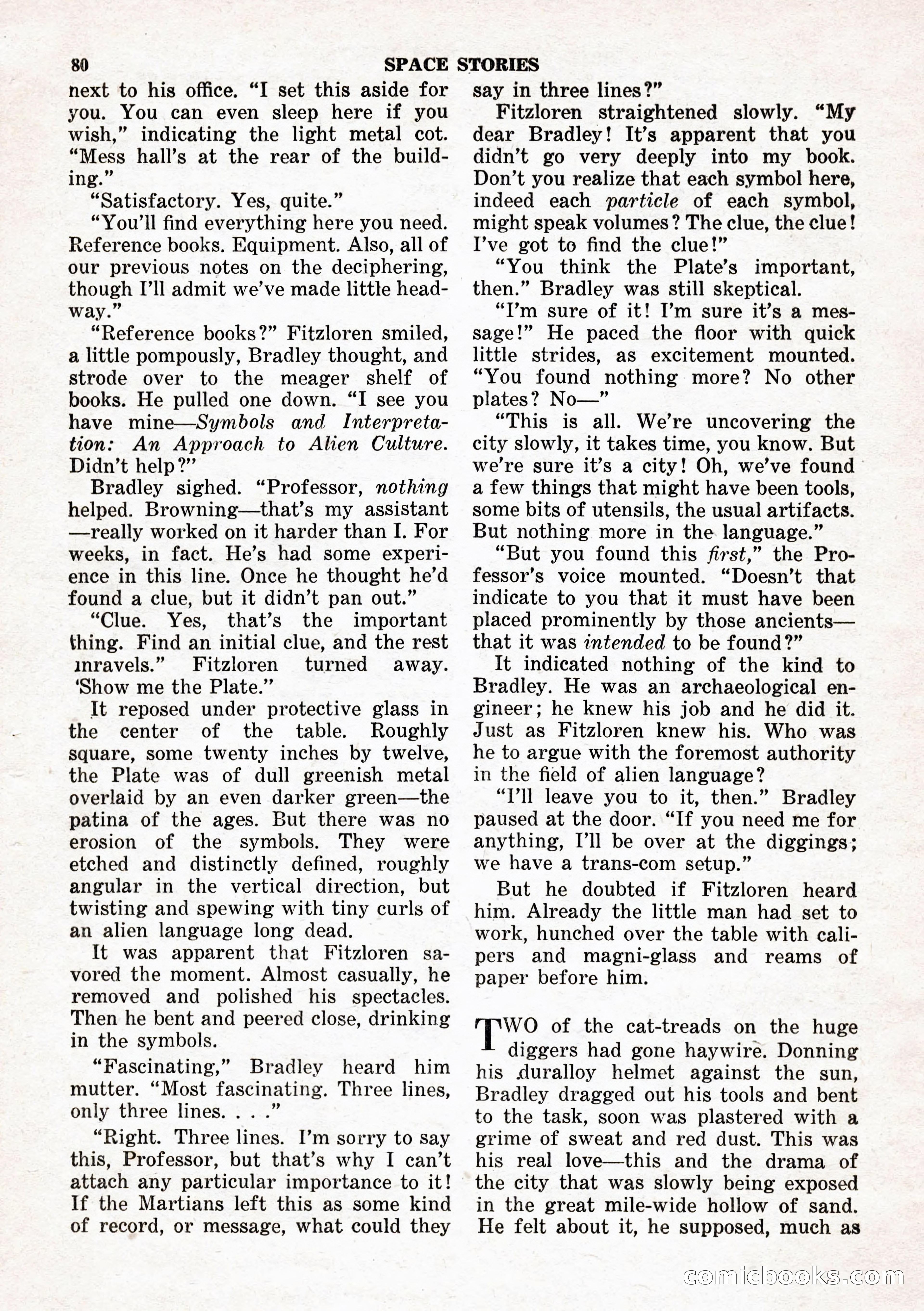 Space Stories, February 1953 — page 80 of 132