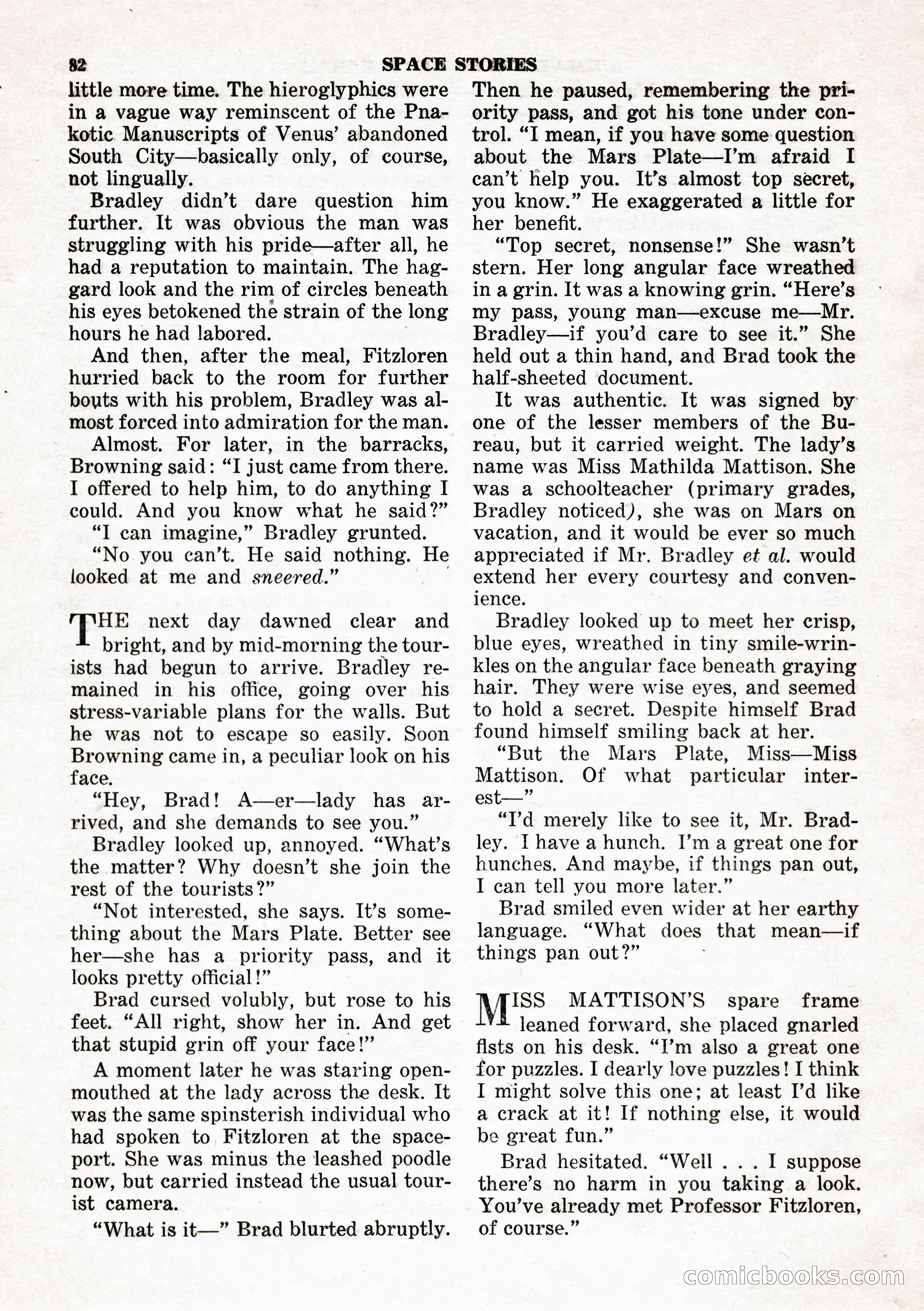 Space Stories, February 1953 — page 82 of 132