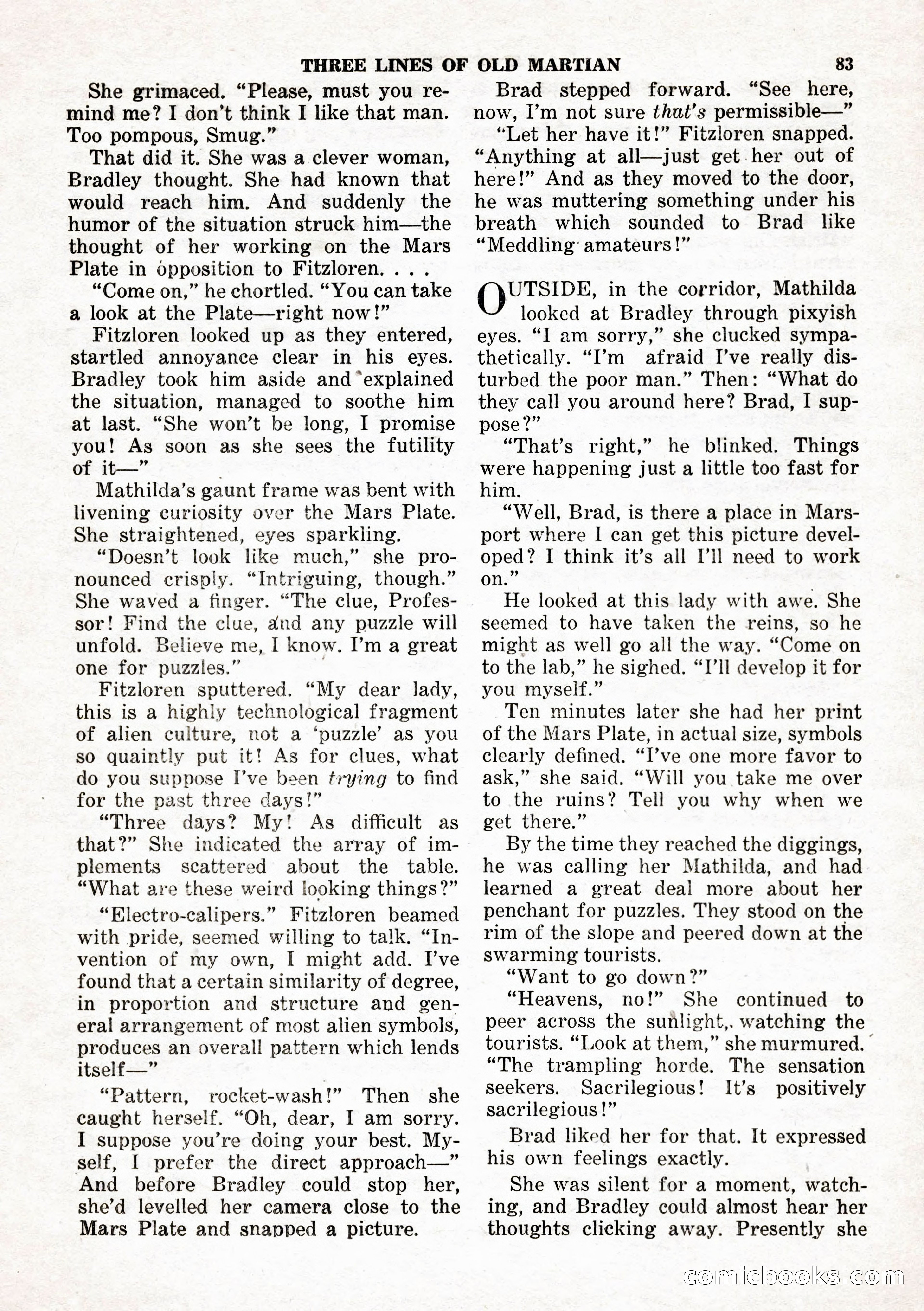 Space Stories, February 1953 — page 83 of 132