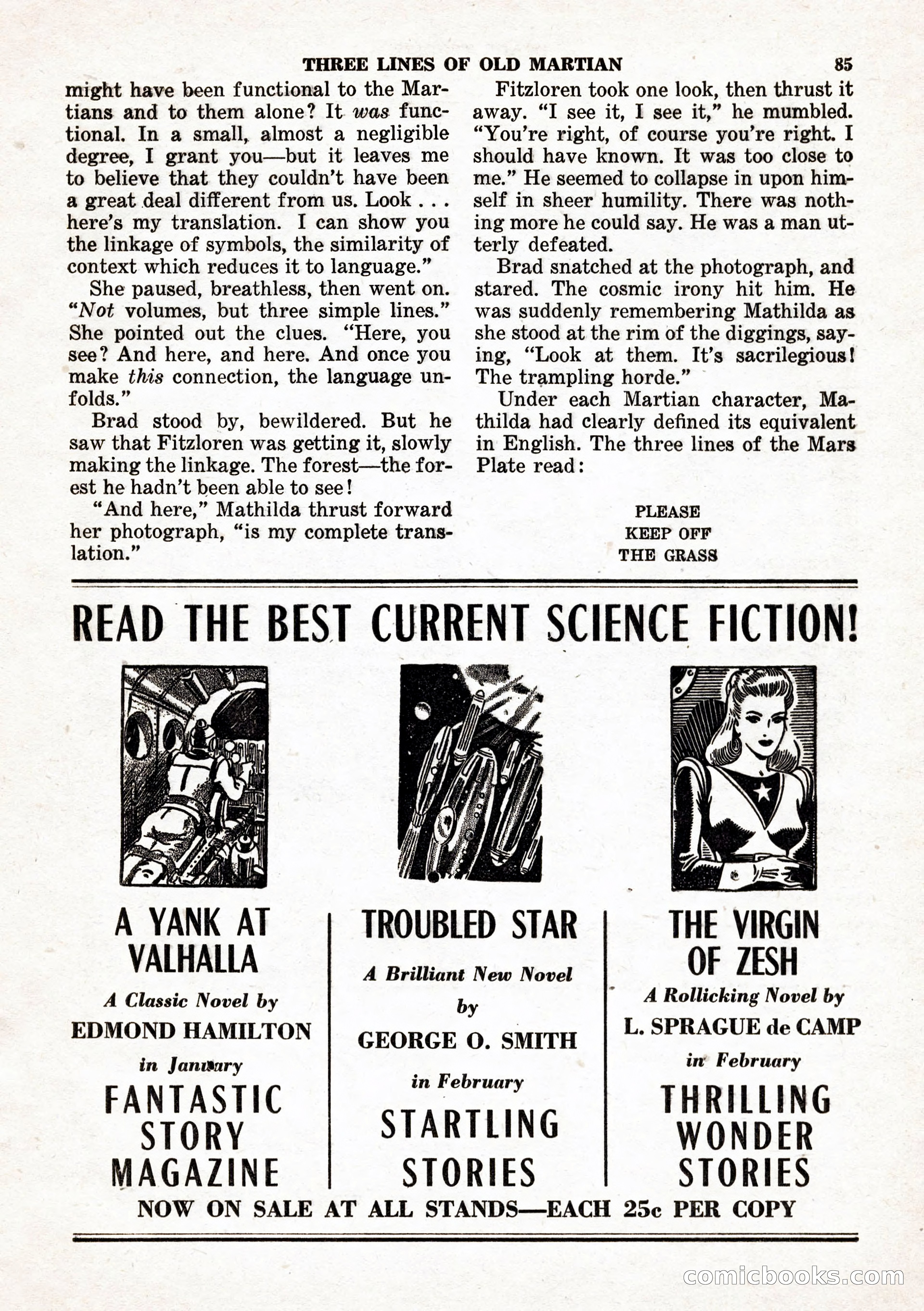Space Stories, February 1953 — page 85 of 132