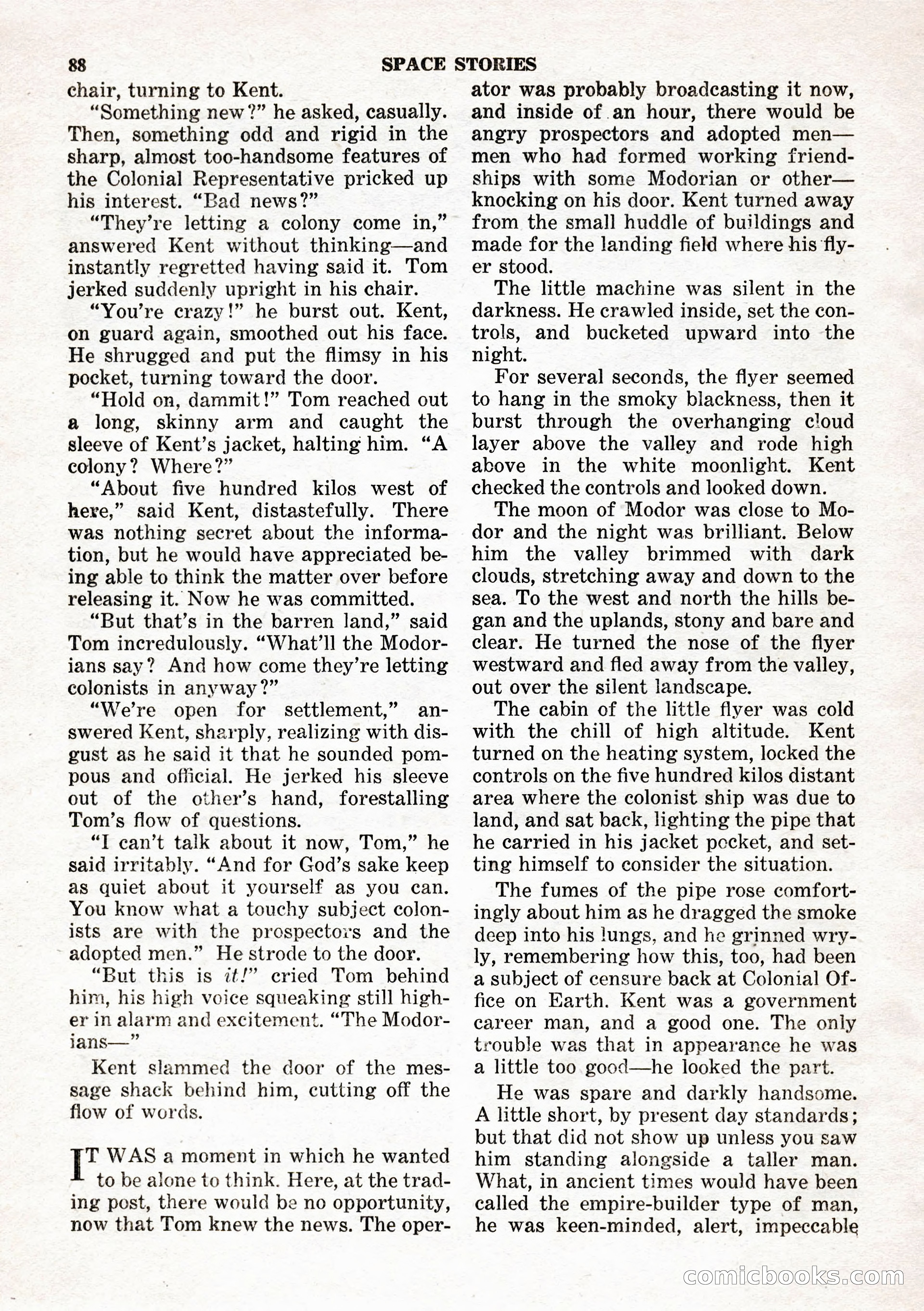Space Stories, February 1953 — page 88 of 132