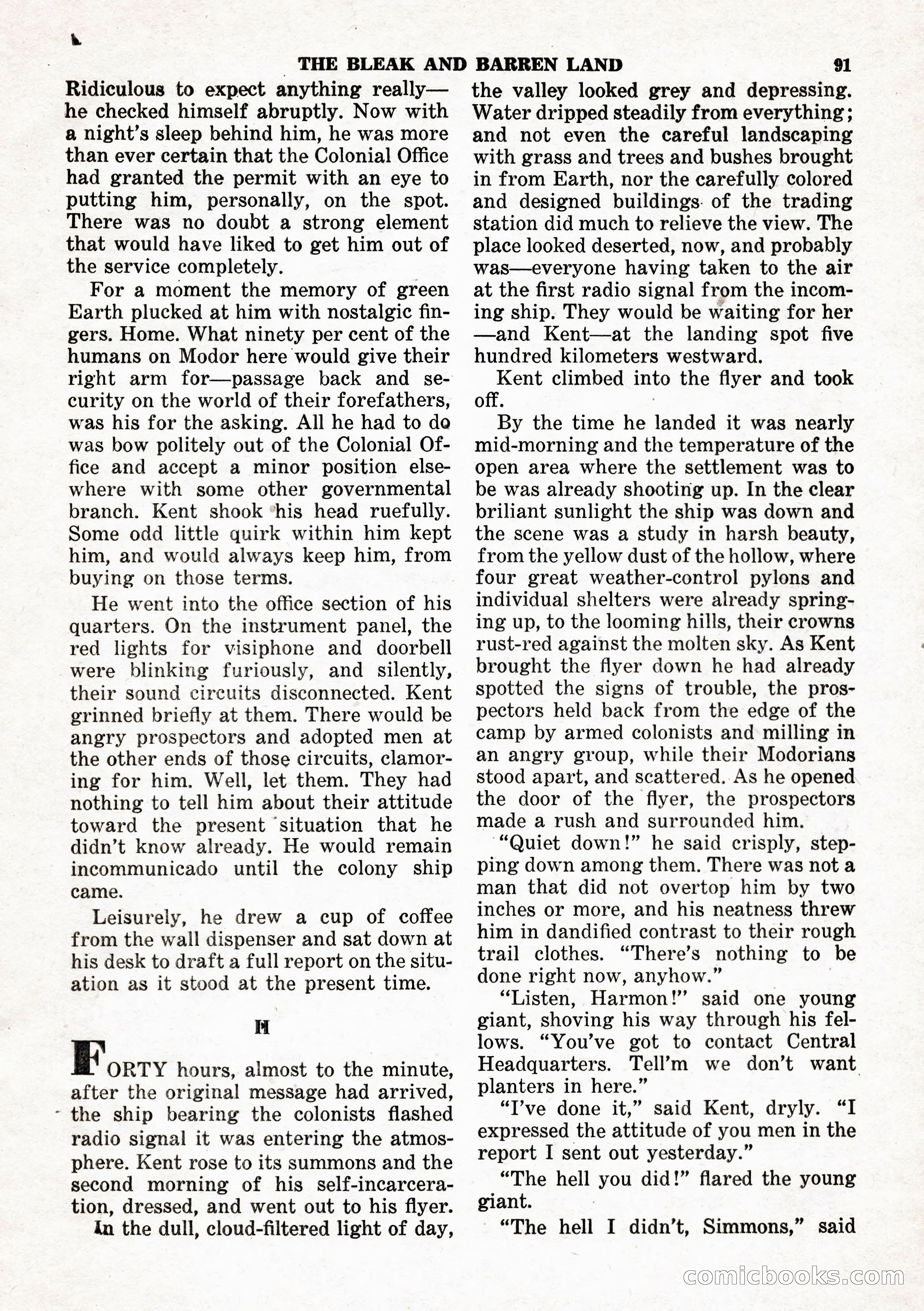 Space Stories, February 1953 — page 91 of 132