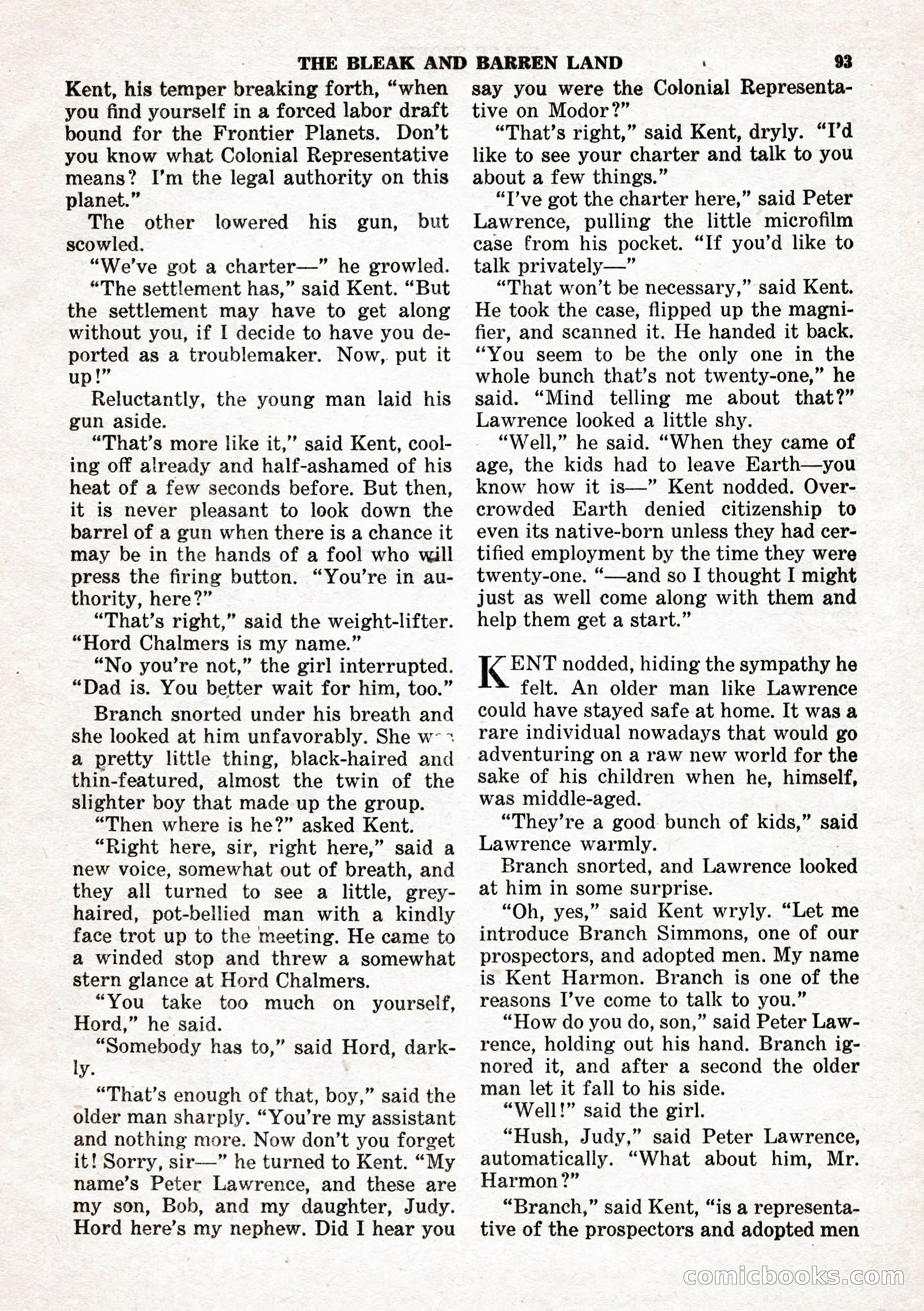 Space Stories, February 1953 — page 93 of 132