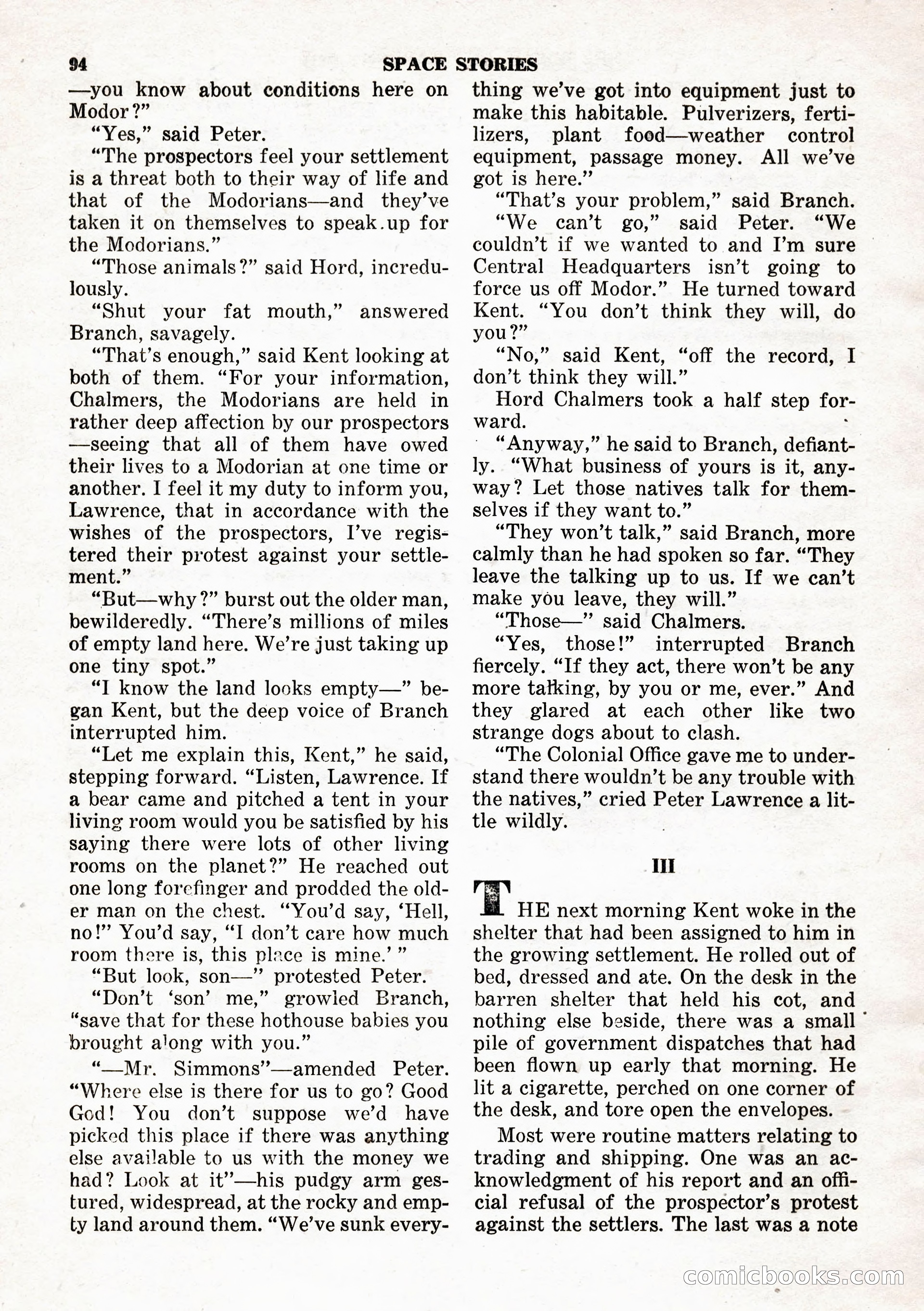 Space Stories, February 1953 — page 94 of 132