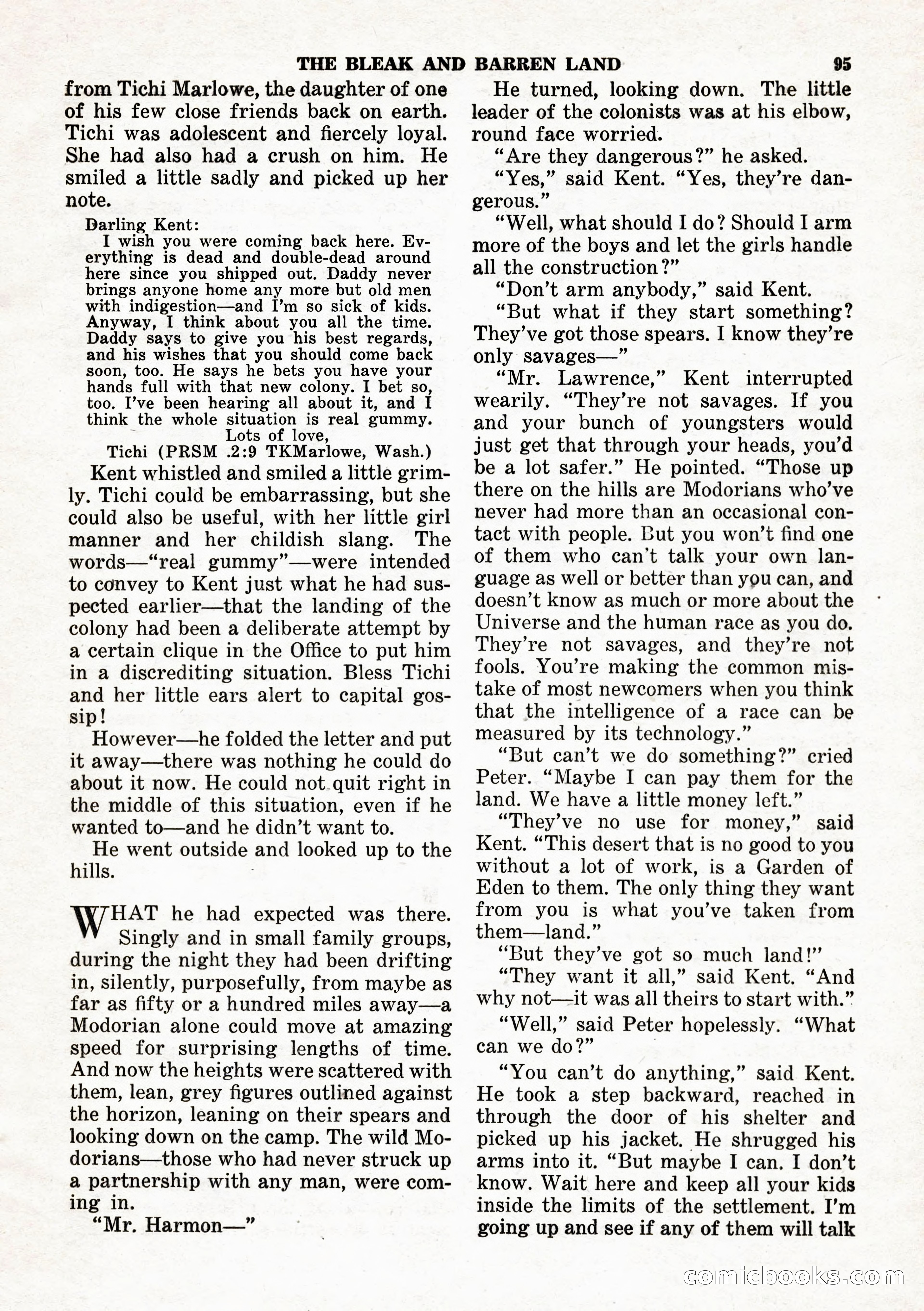Space Stories, February 1953 — page 95 of 132