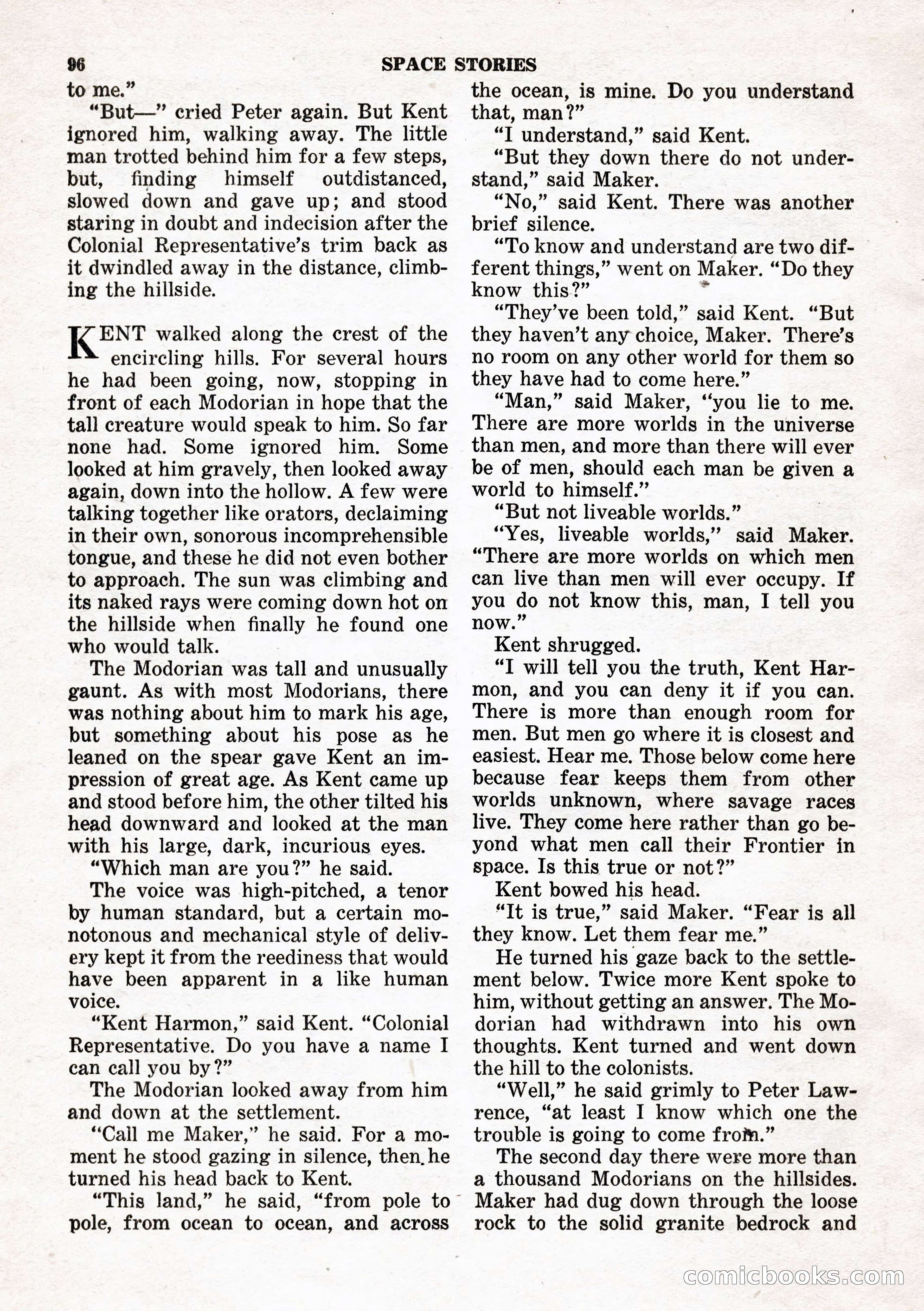 Space Stories, February 1953 — page 96 of 132