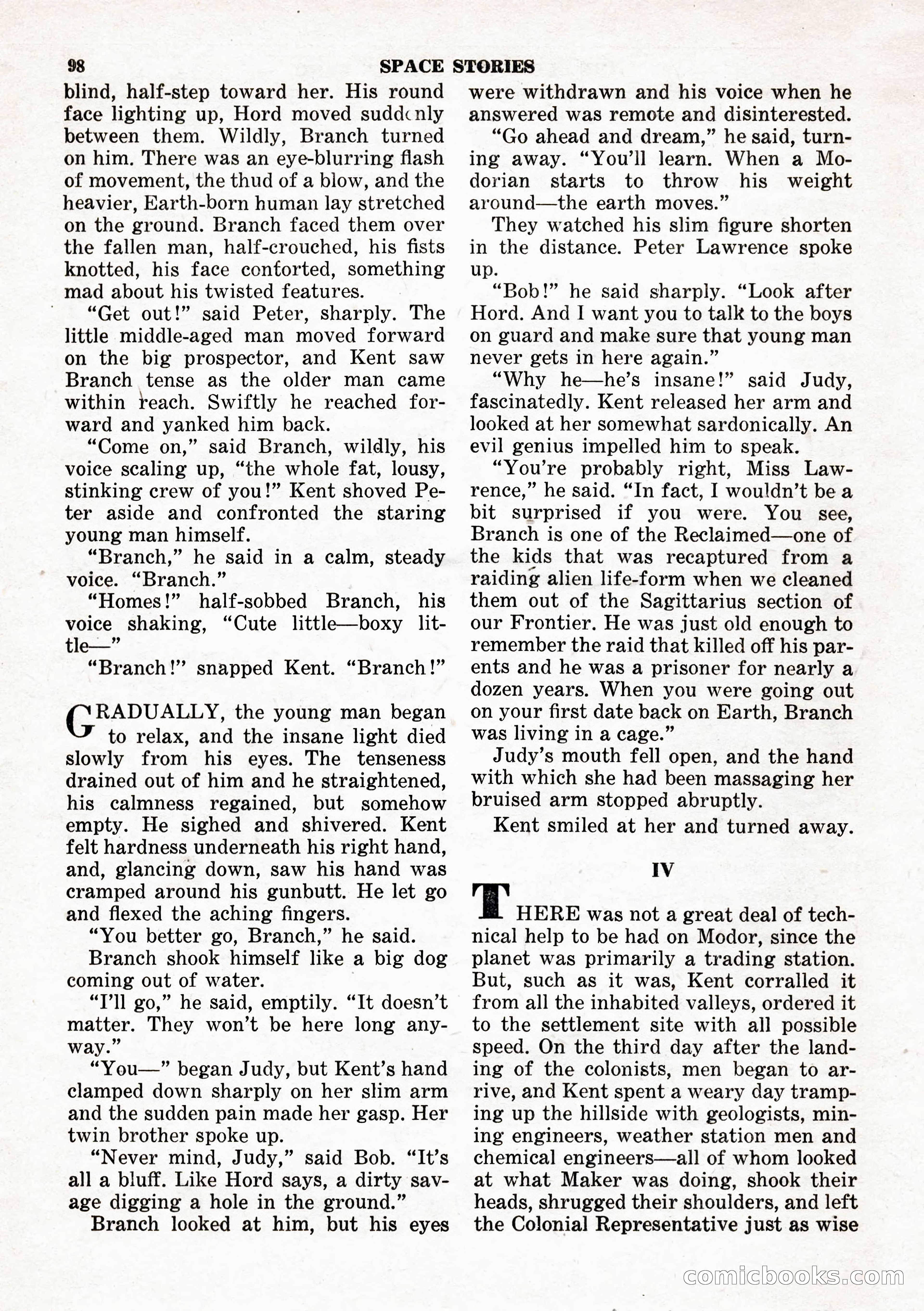 Space Stories, February 1953 — page 98 of 132