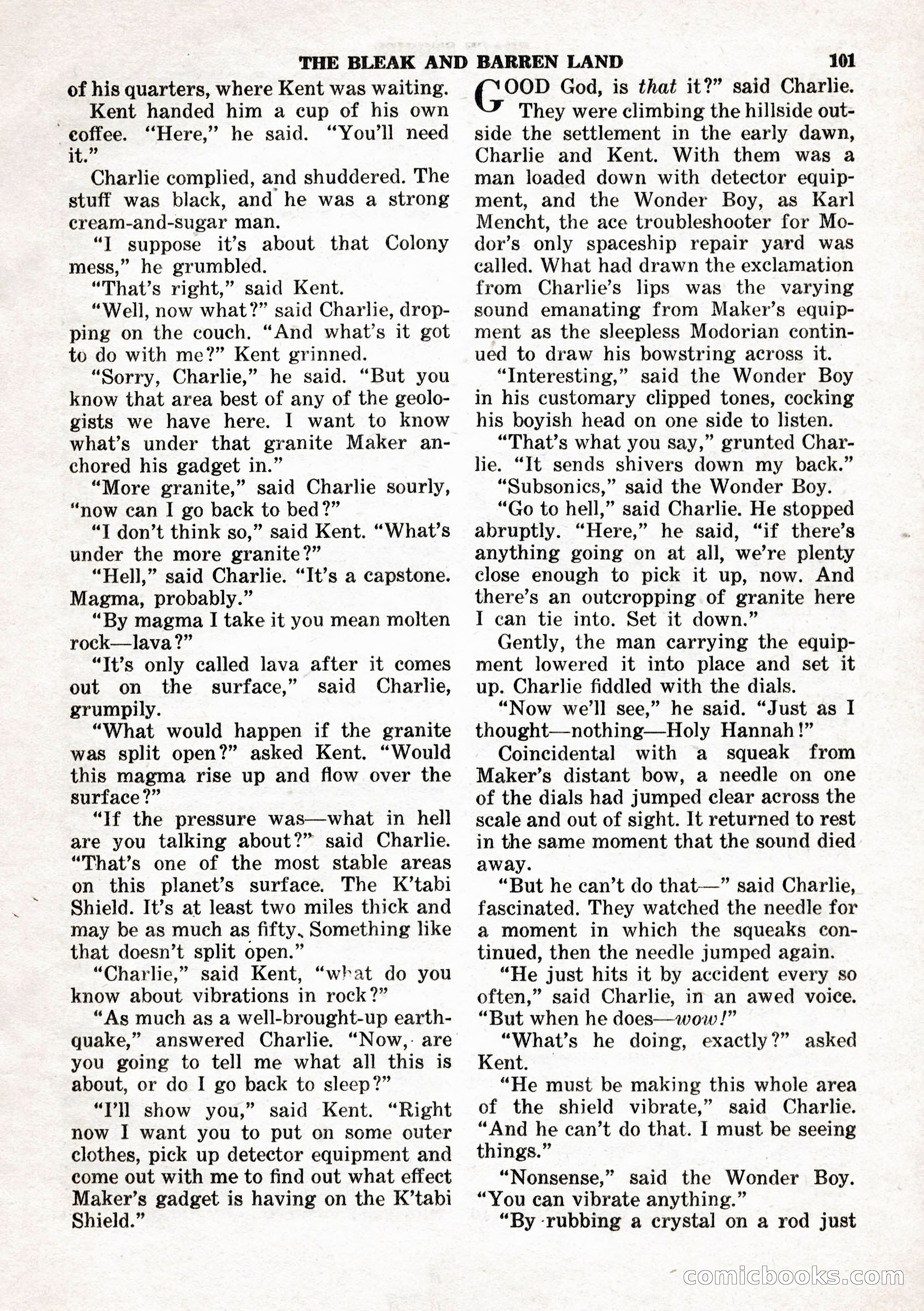 Space Stories, February 1953 — page 101 of 132