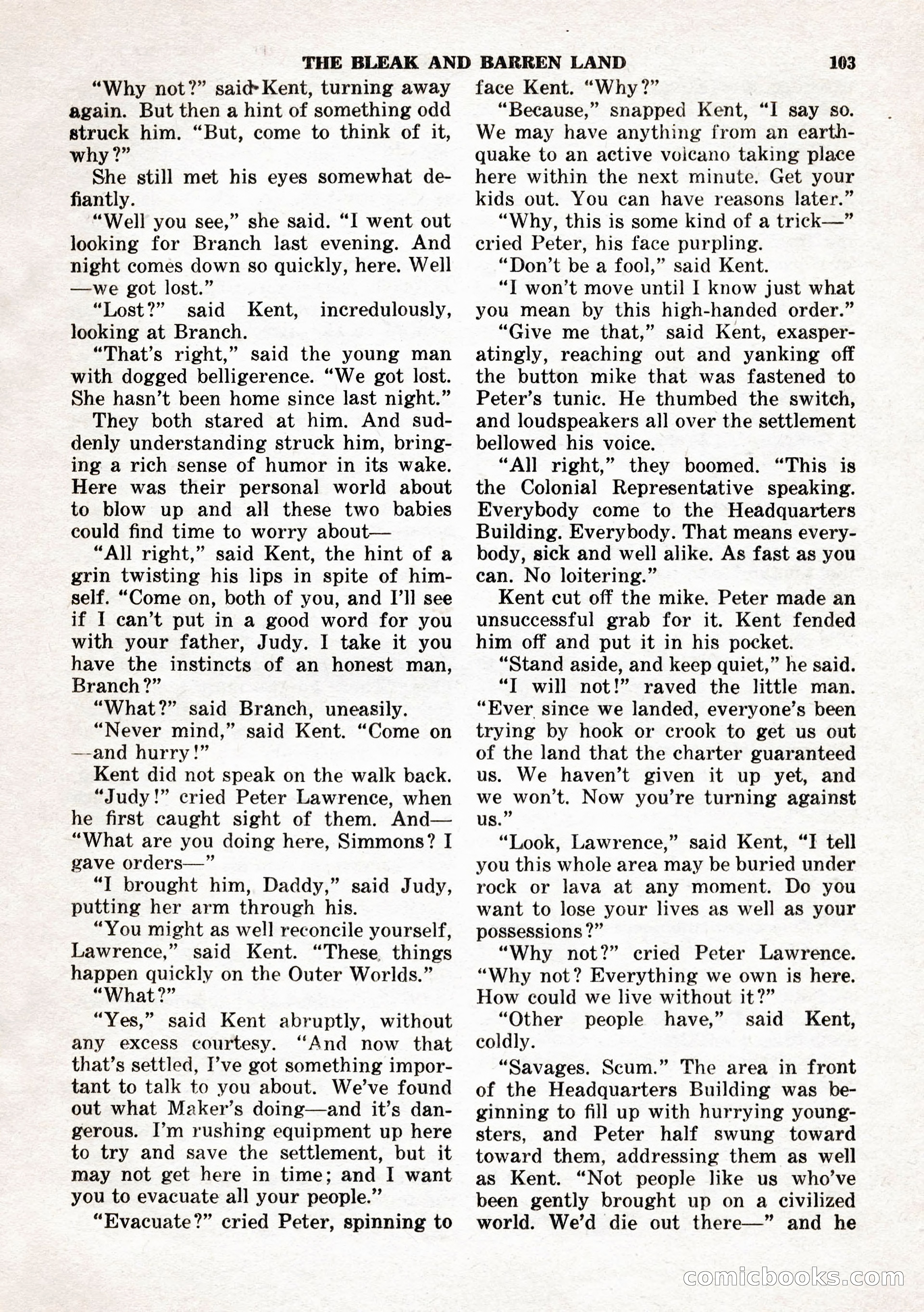 Space Stories, February 1953 — page 103 of 132