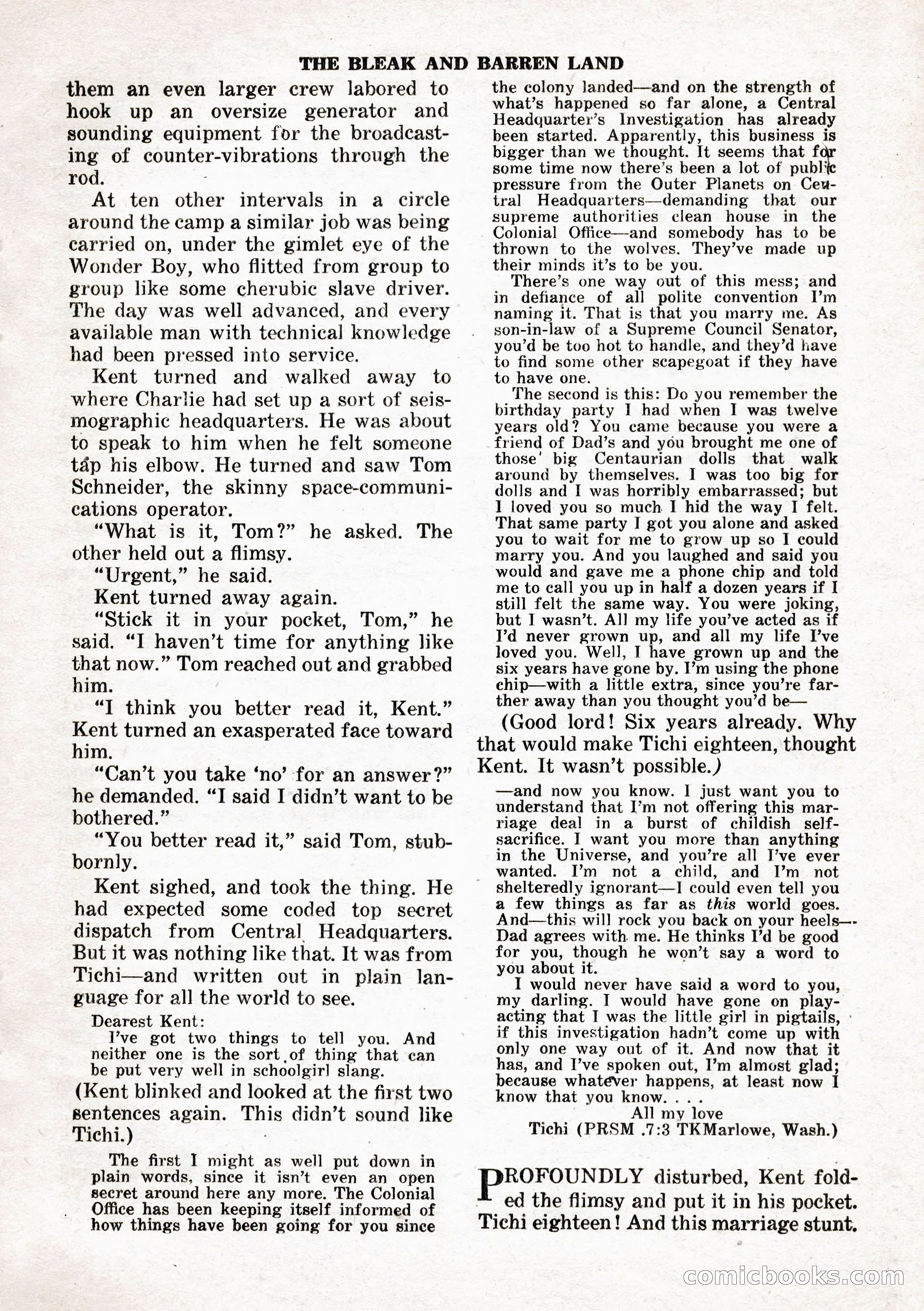 Space Stories, February 1953 — page 105 of 132