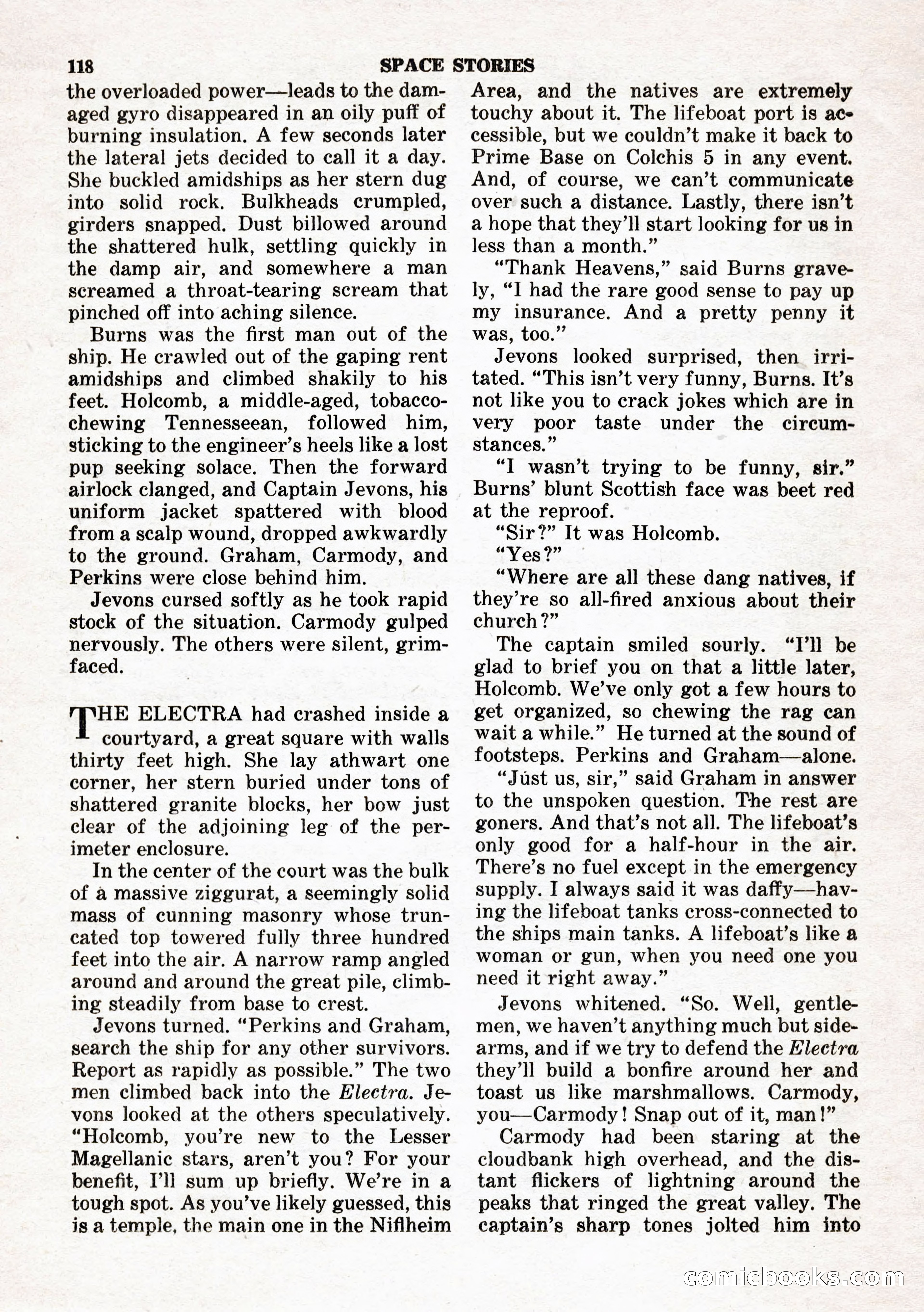 Space Stories, February 1953 — page 118 of 132