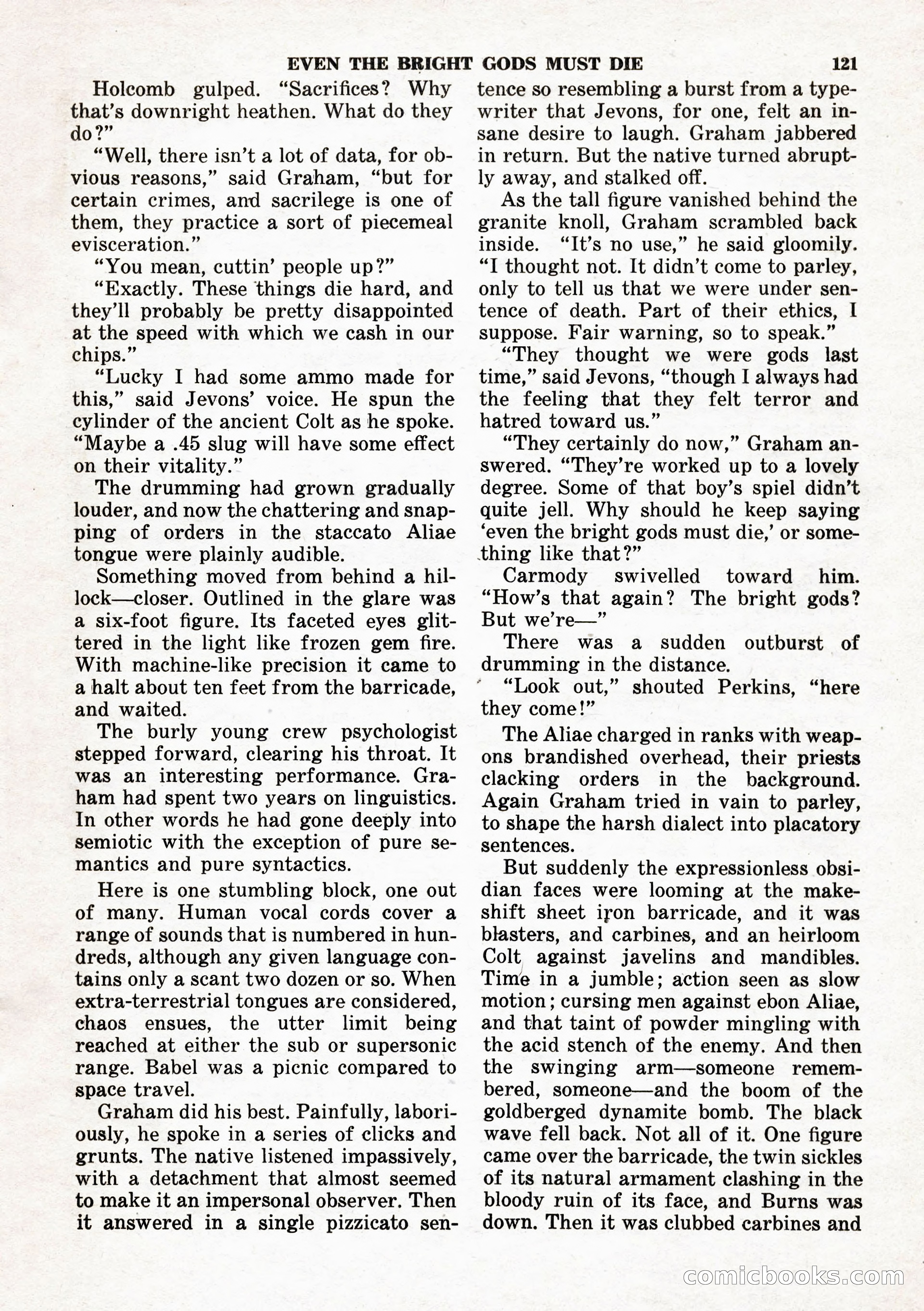 Space Stories, February 1953 — page 121 of 132