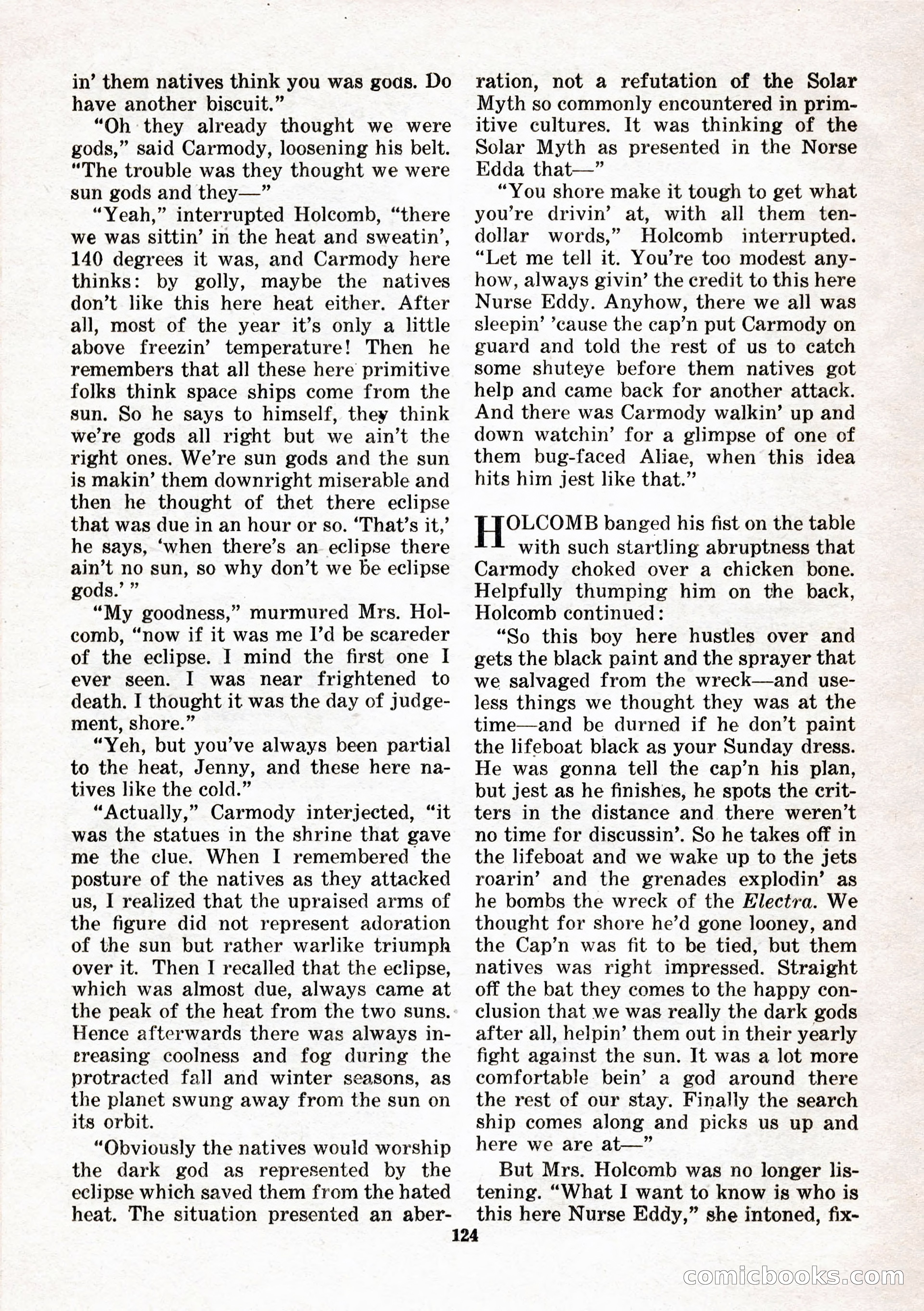 Space Stories, February 1953 — page 124 of 132