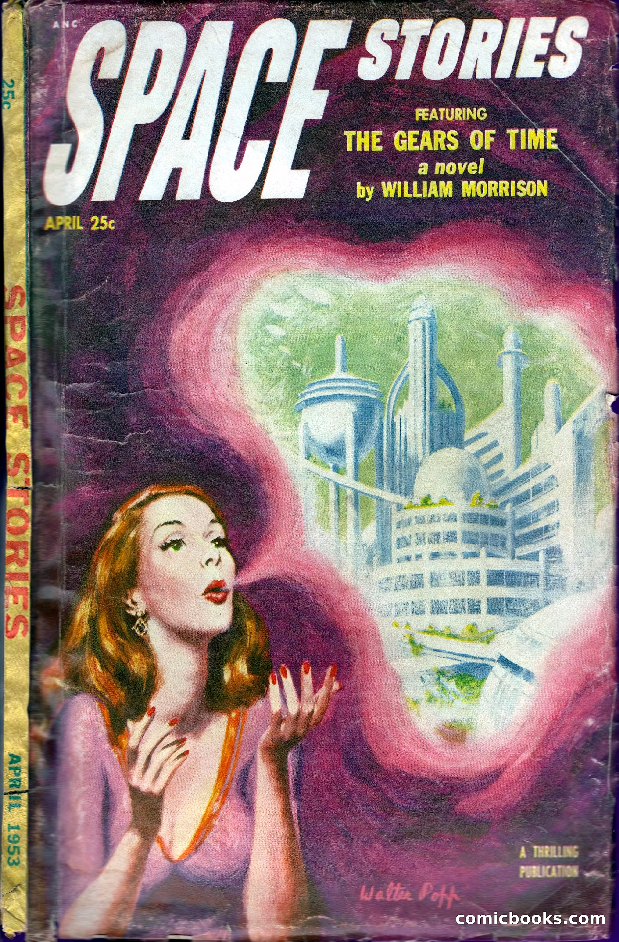 Space Stories, April 1953