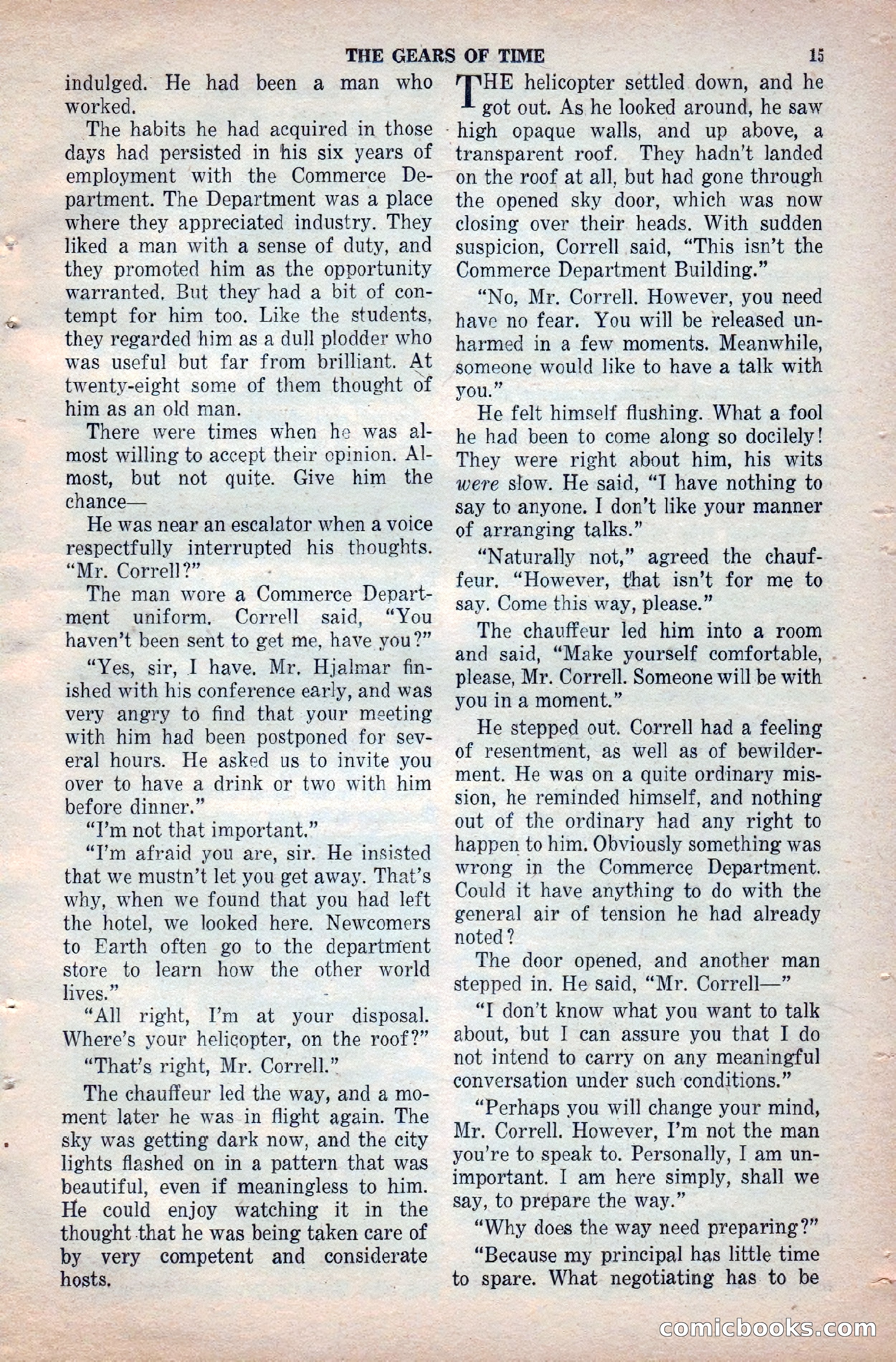 Space Stories, April 1953 — page 15 of 132