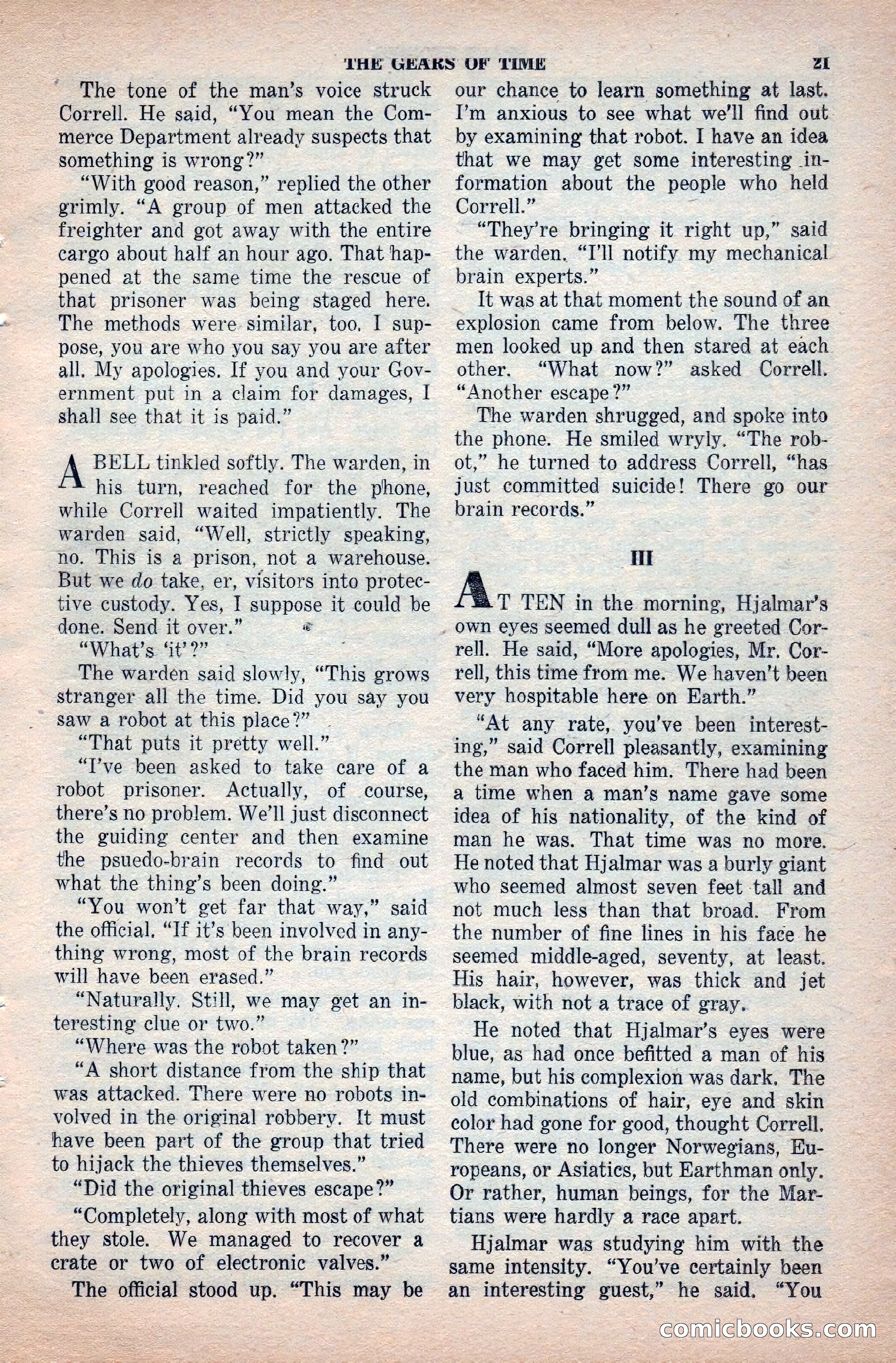 Space Stories, April 1953 — page 21 of 132