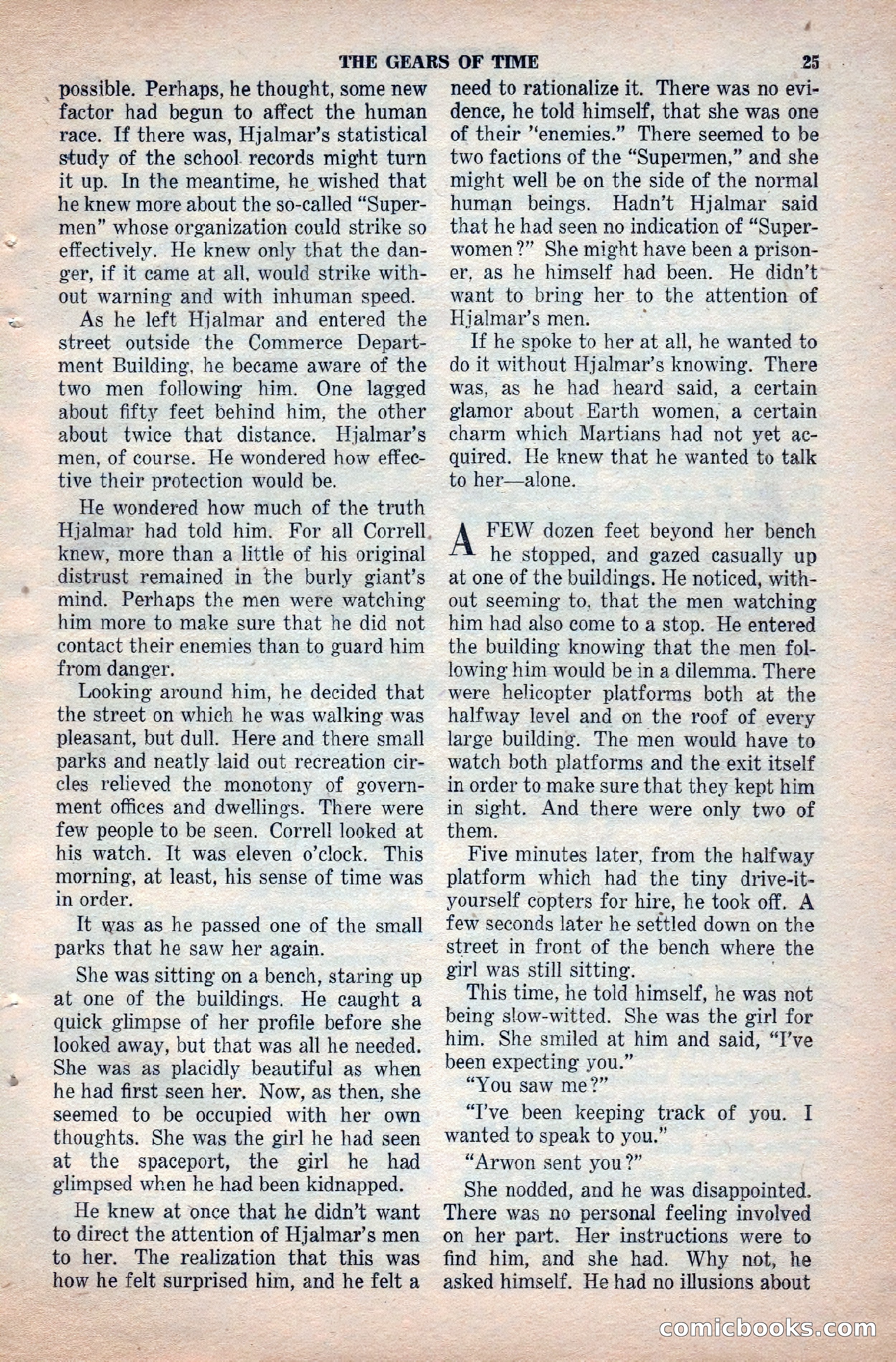 Space Stories, April 1953 — page 25 of 132