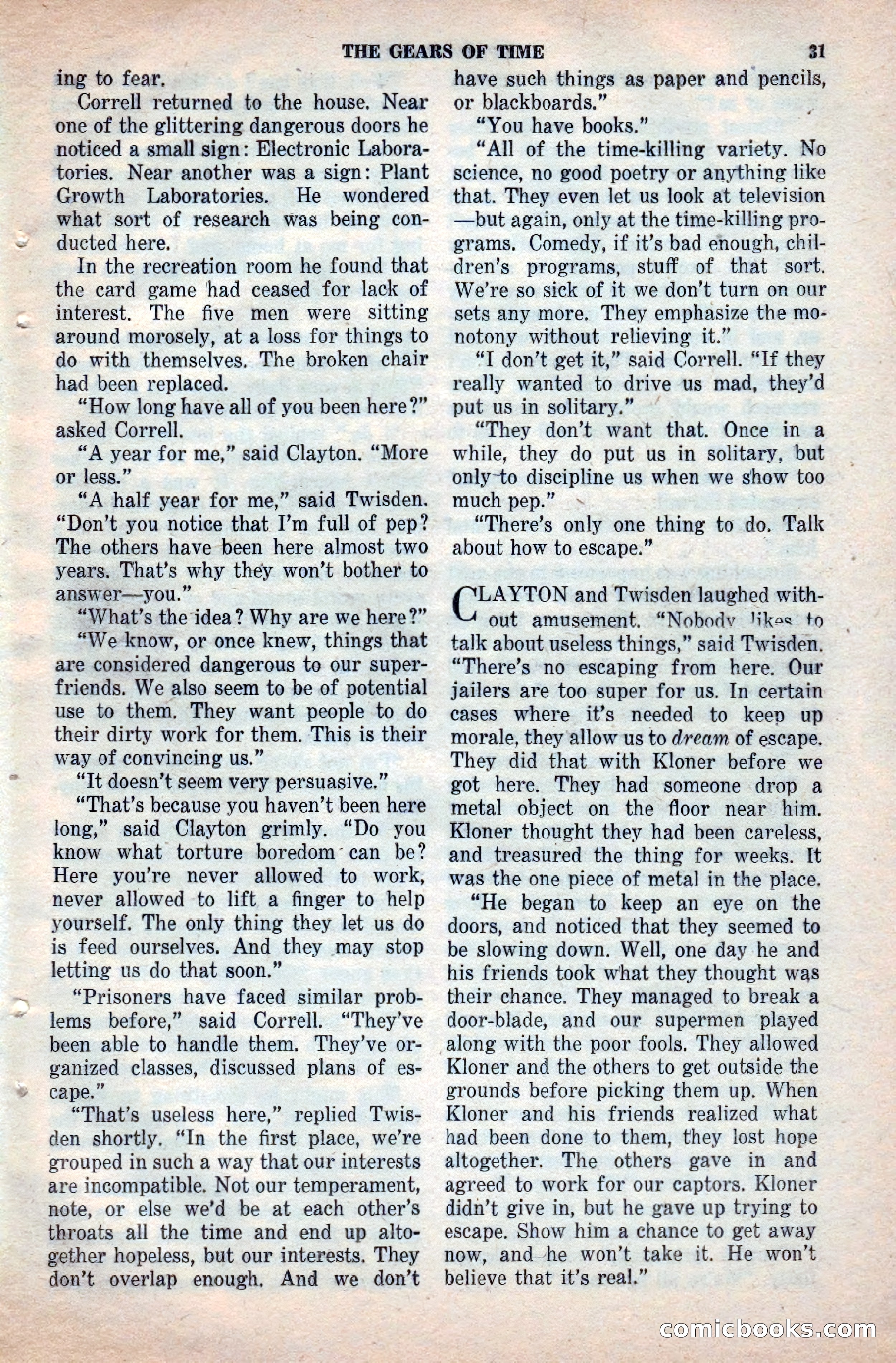 Space Stories, April 1953 — page 31 of 132