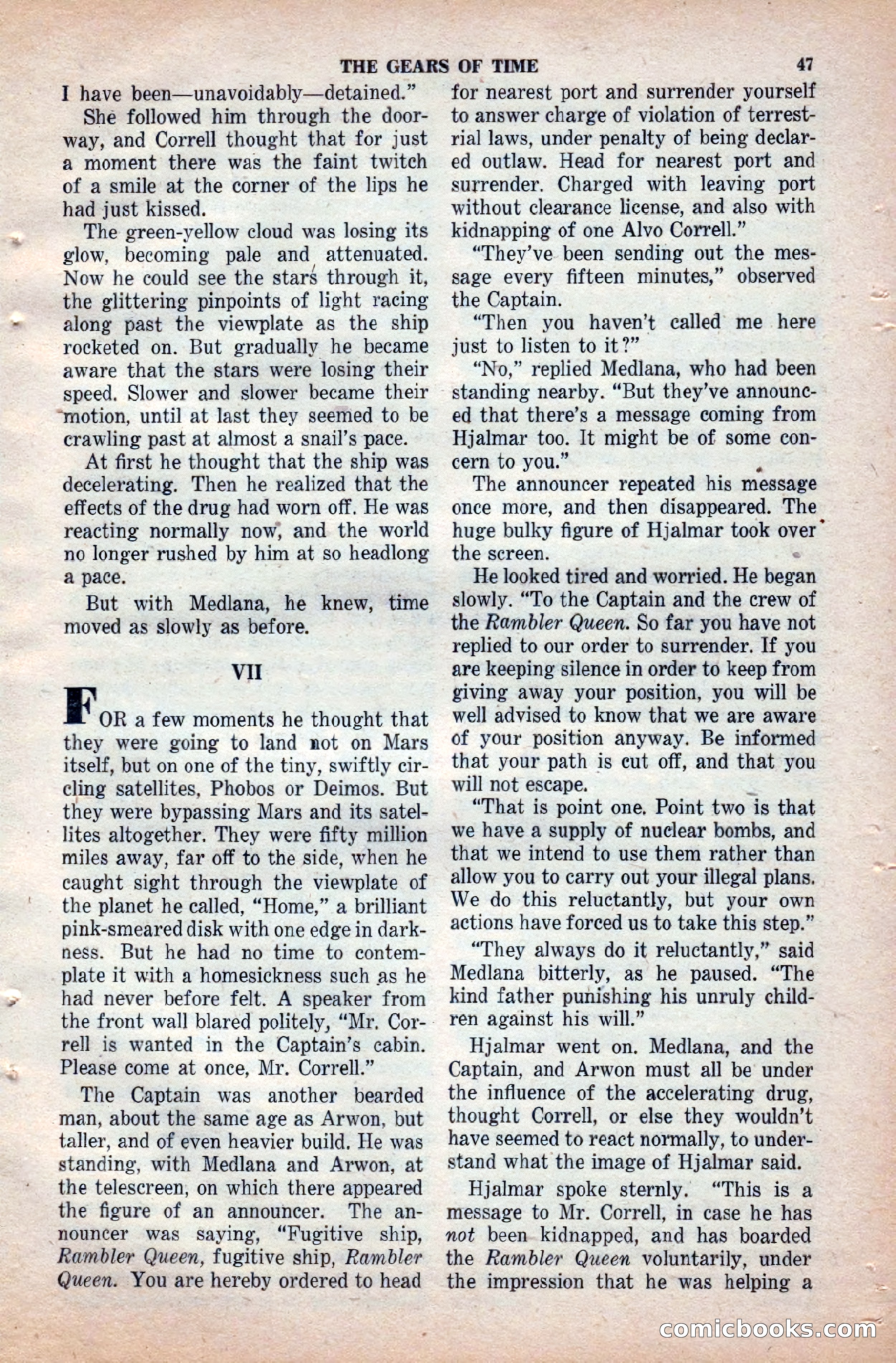 Space Stories, April 1953 — page 47 of 132