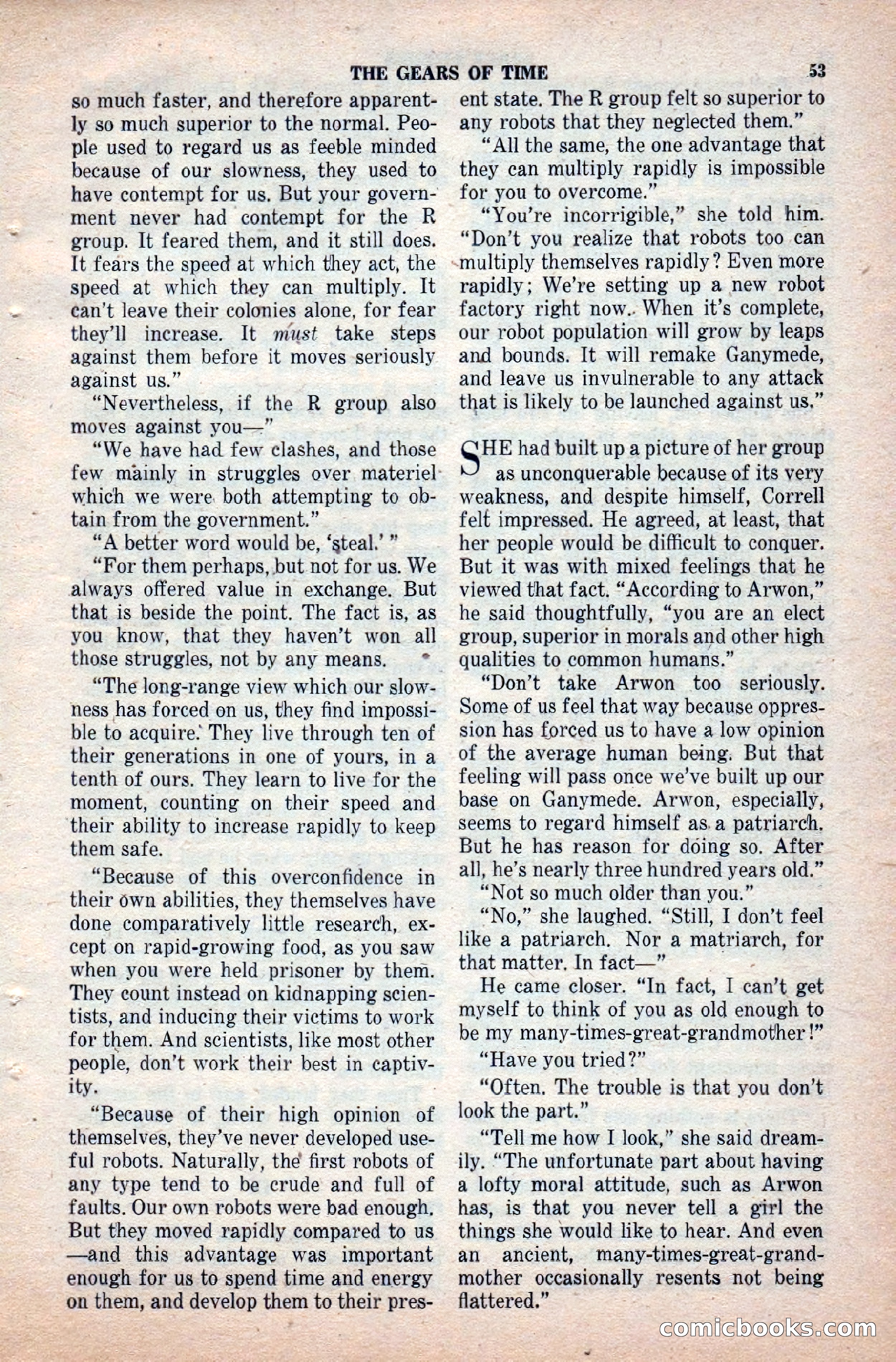 Space Stories, April 1953 — page 53 of 132