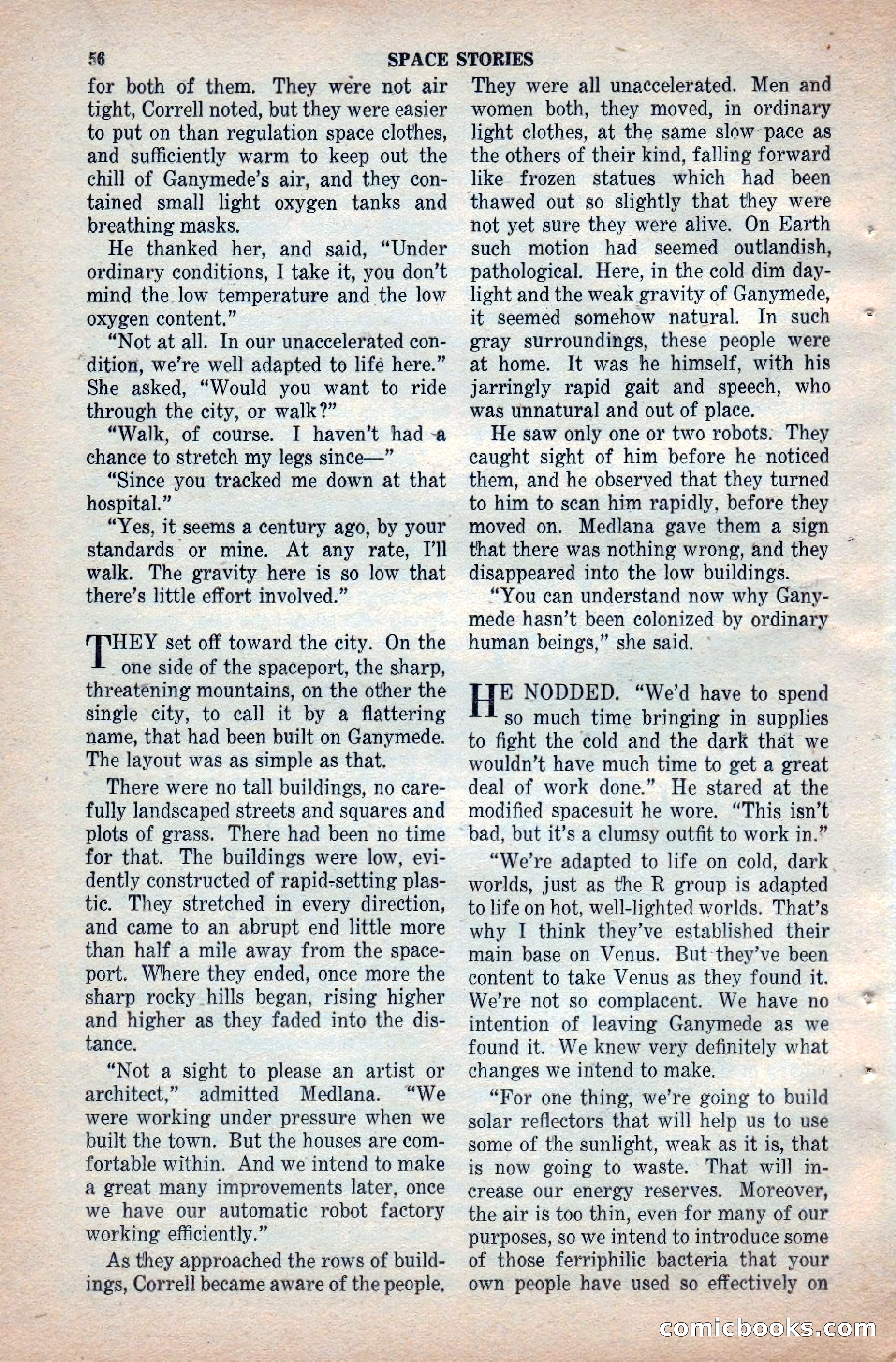 Space Stories, April 1953 — page 56 of 132