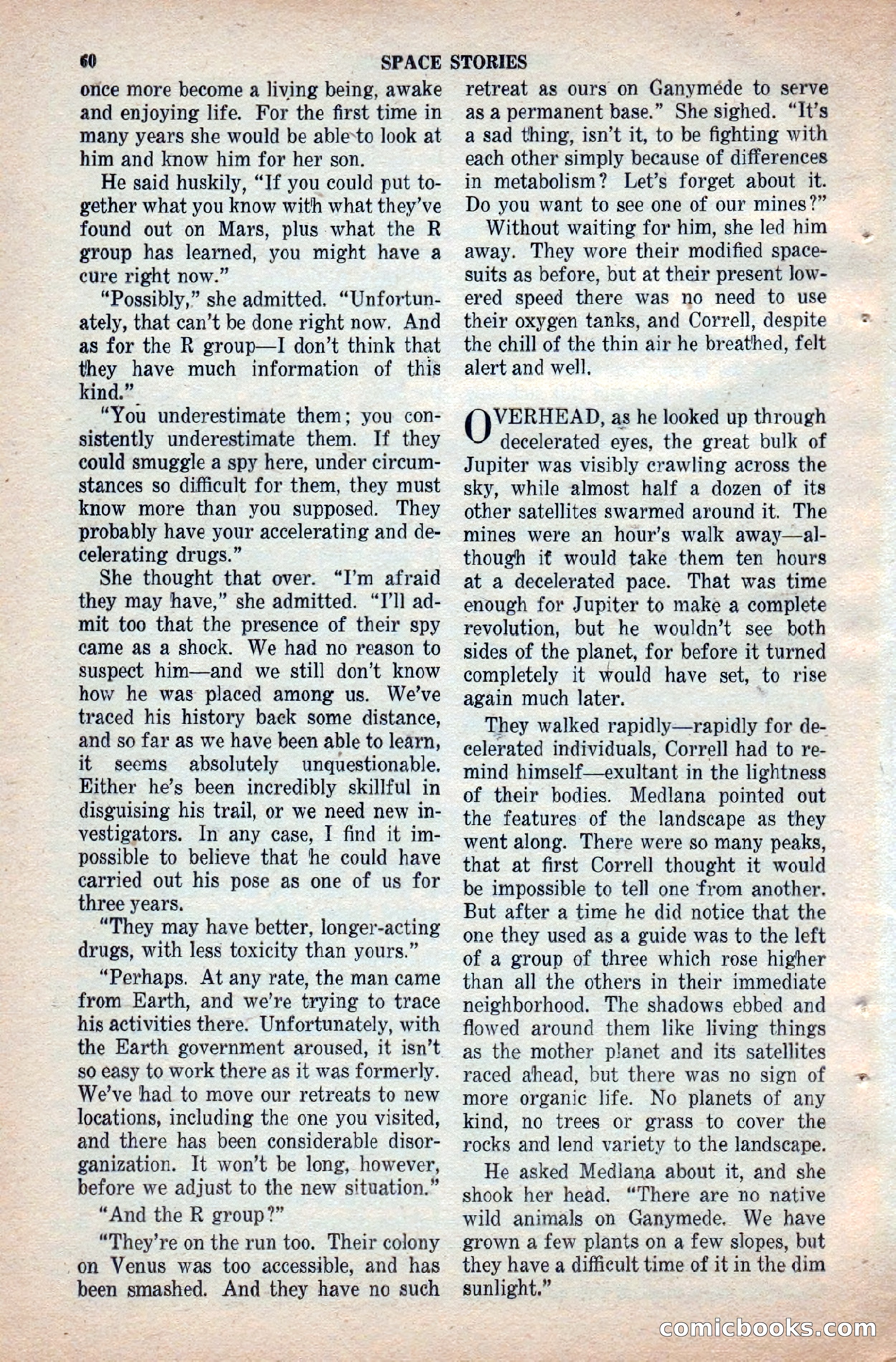 Space Stories, April 1953 — page 60 of 132