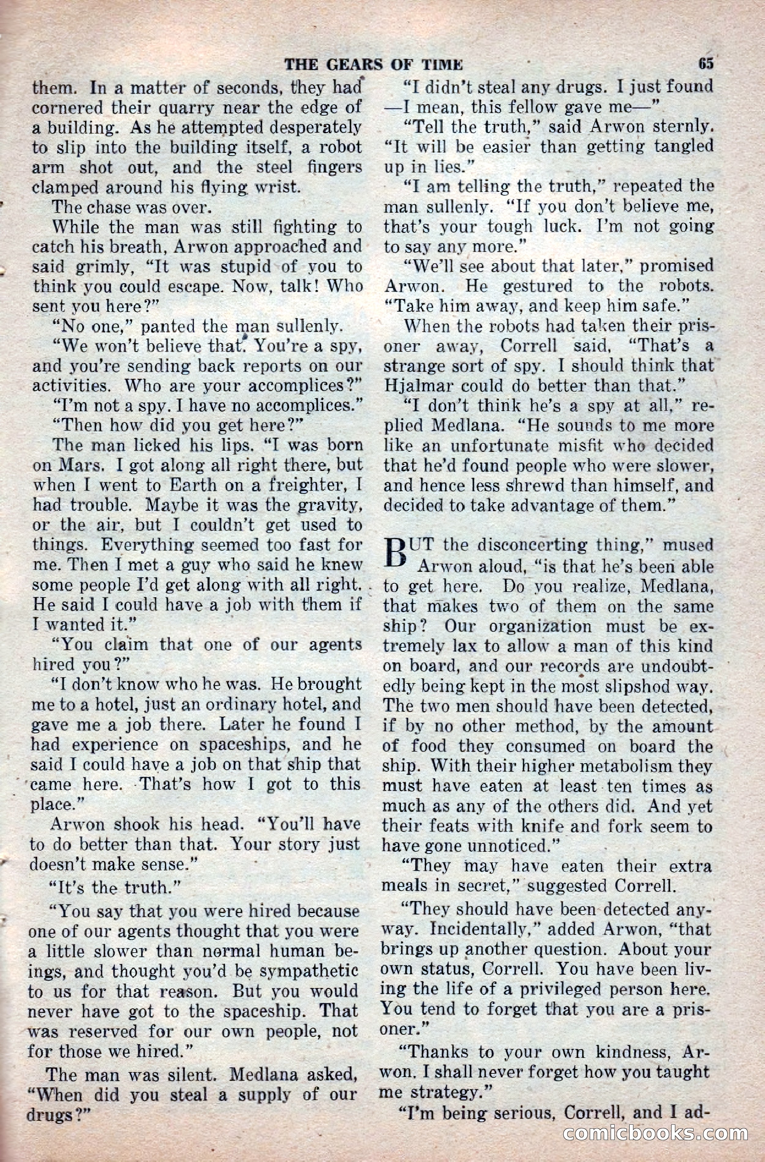 Space Stories, April 1953 — page 65 of 132