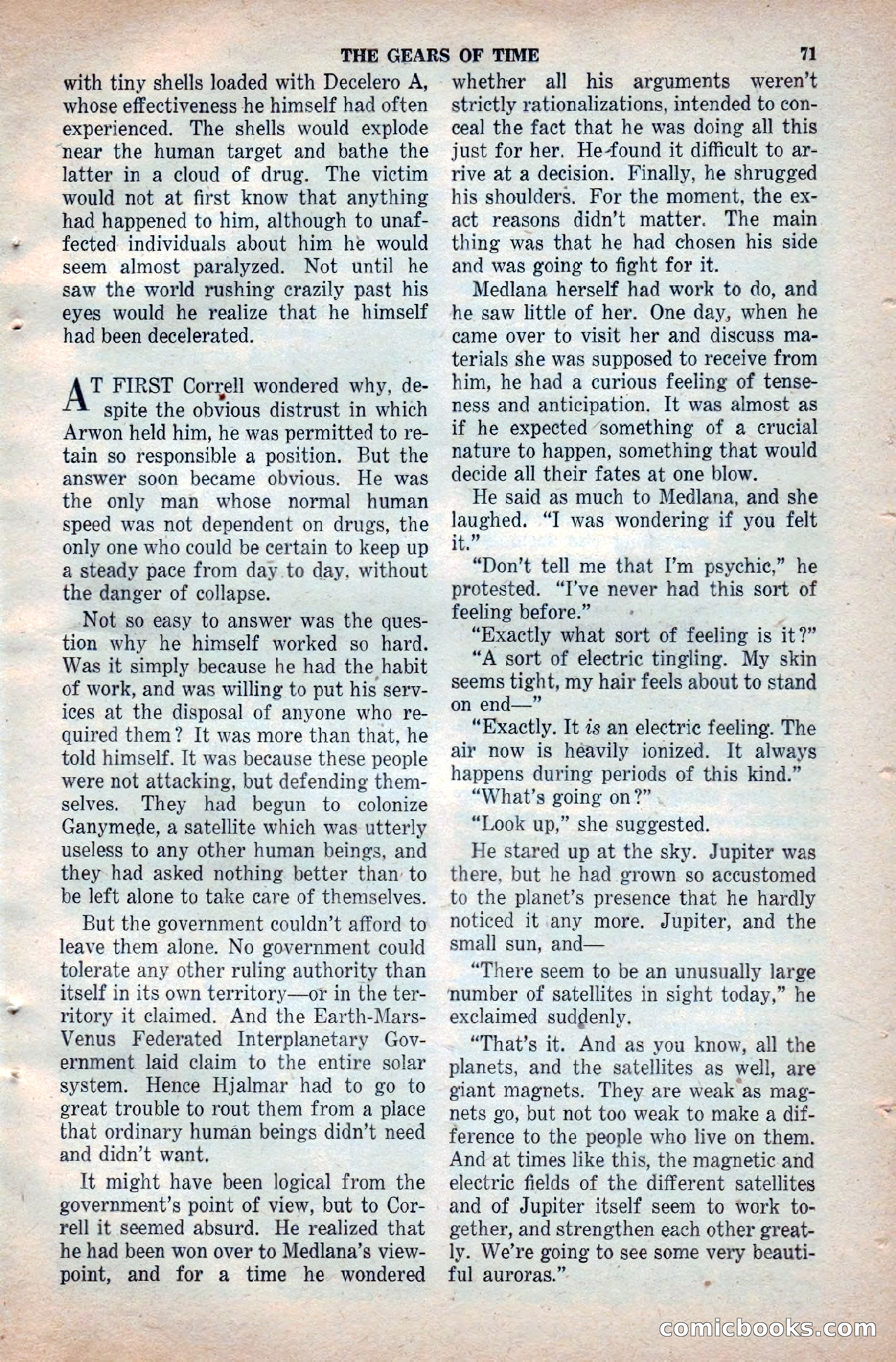 Space Stories, April 1953 — page 71 of 132