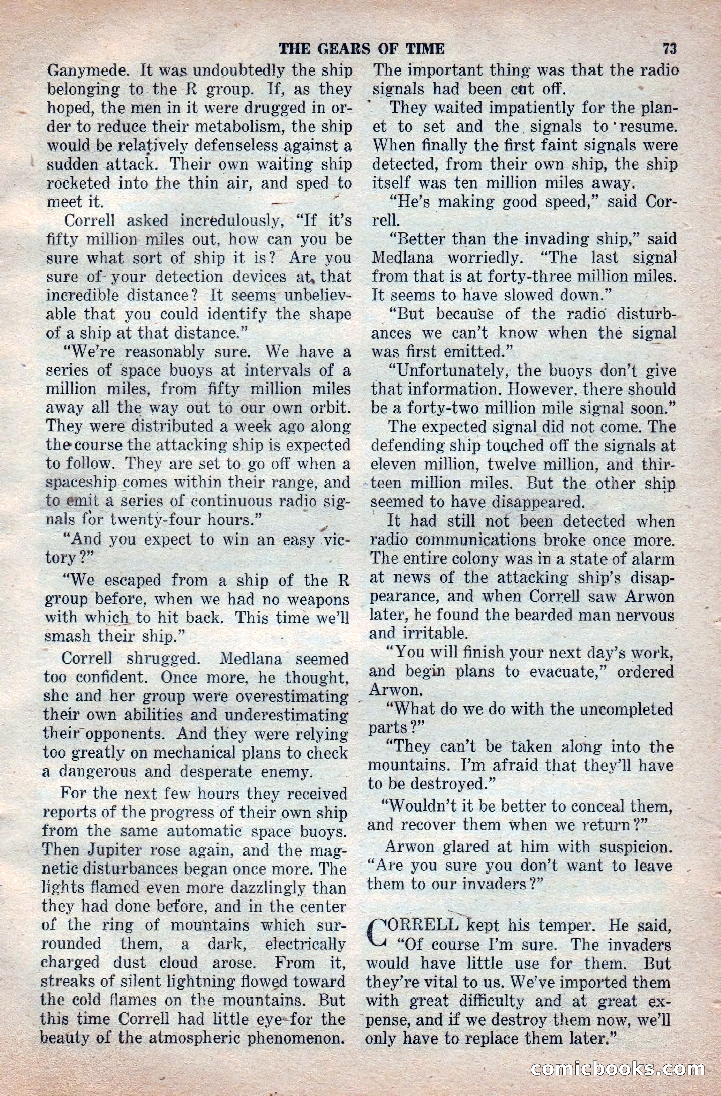 Space Stories, April 1953 — page 73 of 132