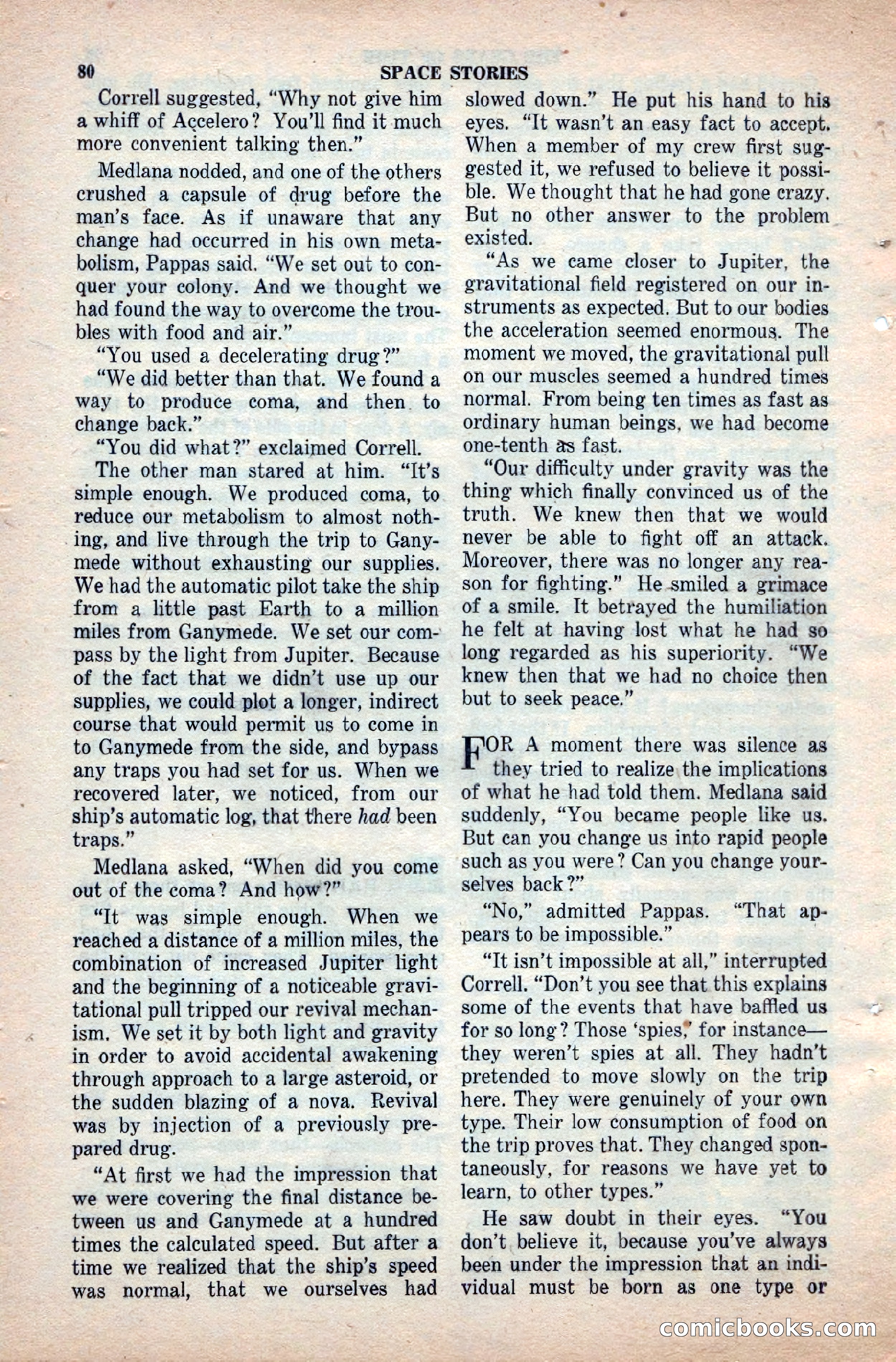 Space Stories, April 1953 — page 80 of 132