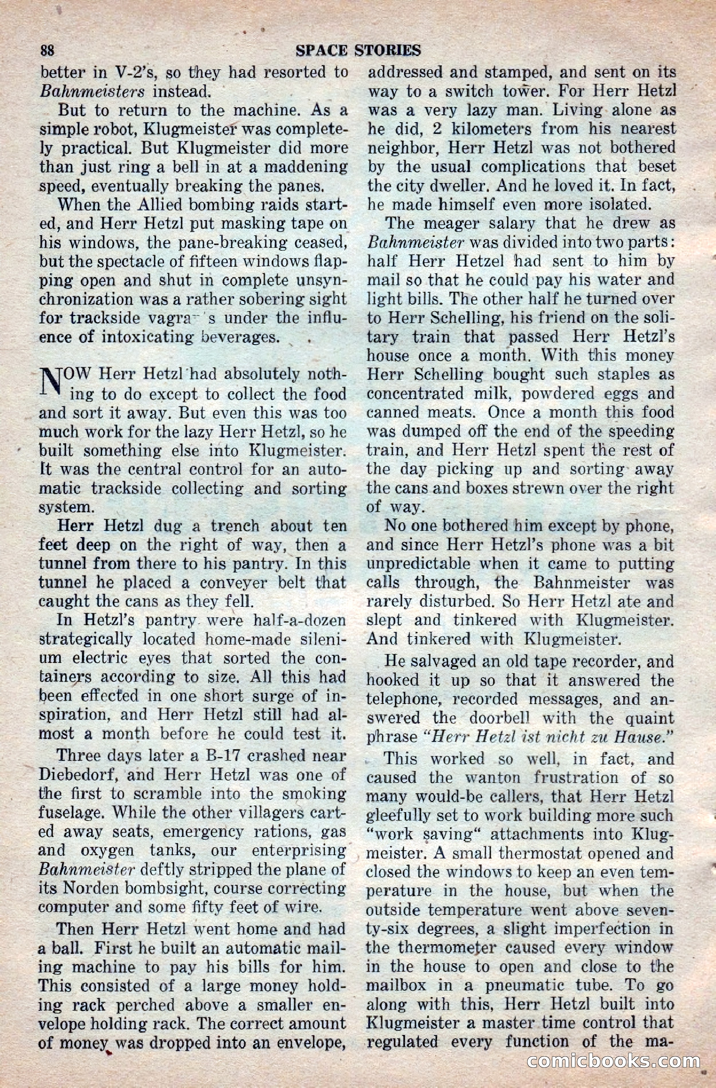 Space Stories, April 1953 — page 88 of 132