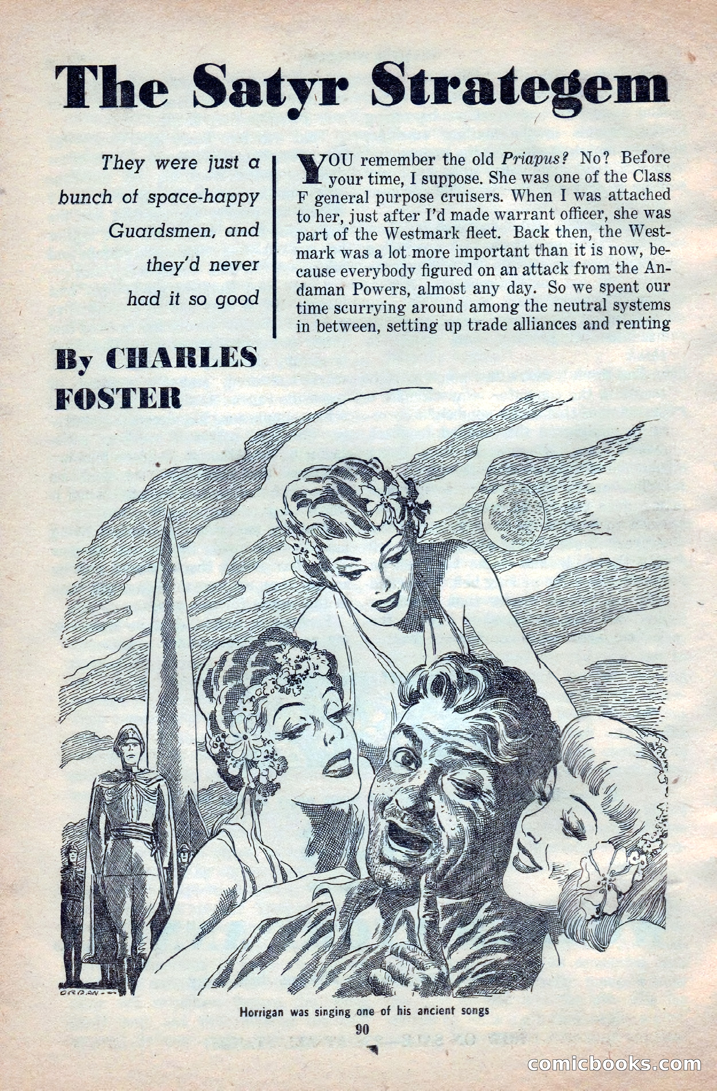 Space Stories, April 1953 — page 90 of 132